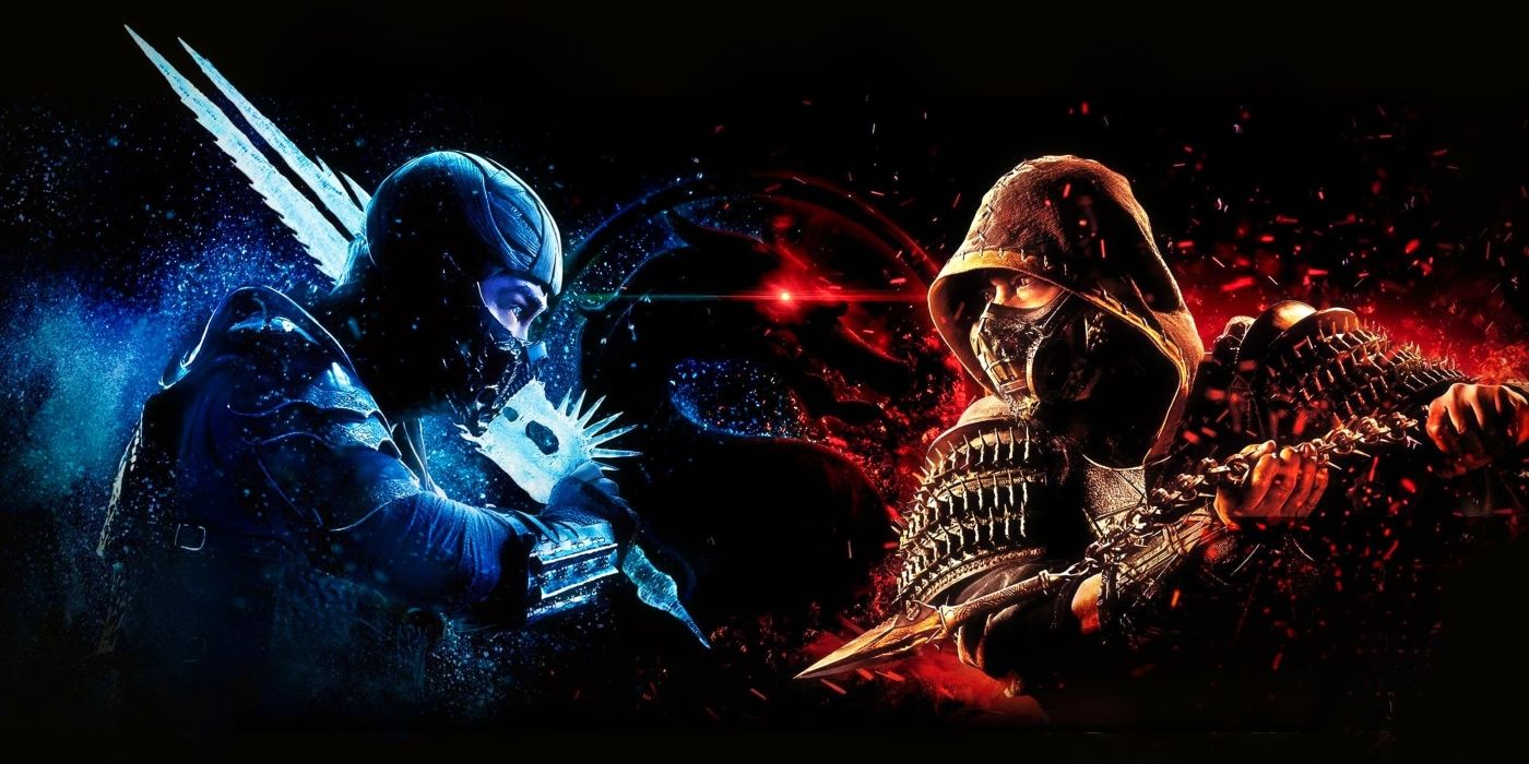 Joe Taslim as Bi-Han/Sub-Zero and Hiroyuki Sanada as Hanzo Hasashi/Scorpion in Mortal Kombat.