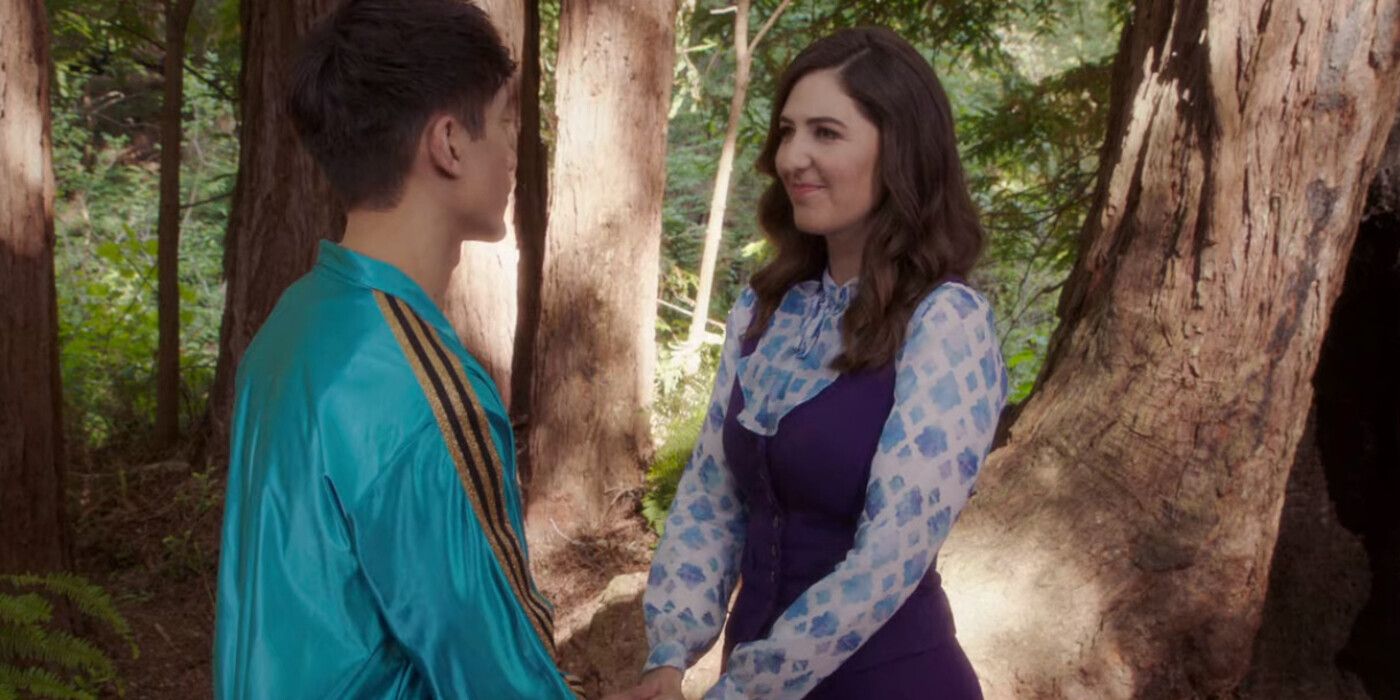 Jason and Janet Holding Hands in The Good Place 