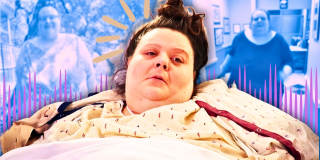 my 600 lb life kisten perez montage with blue background