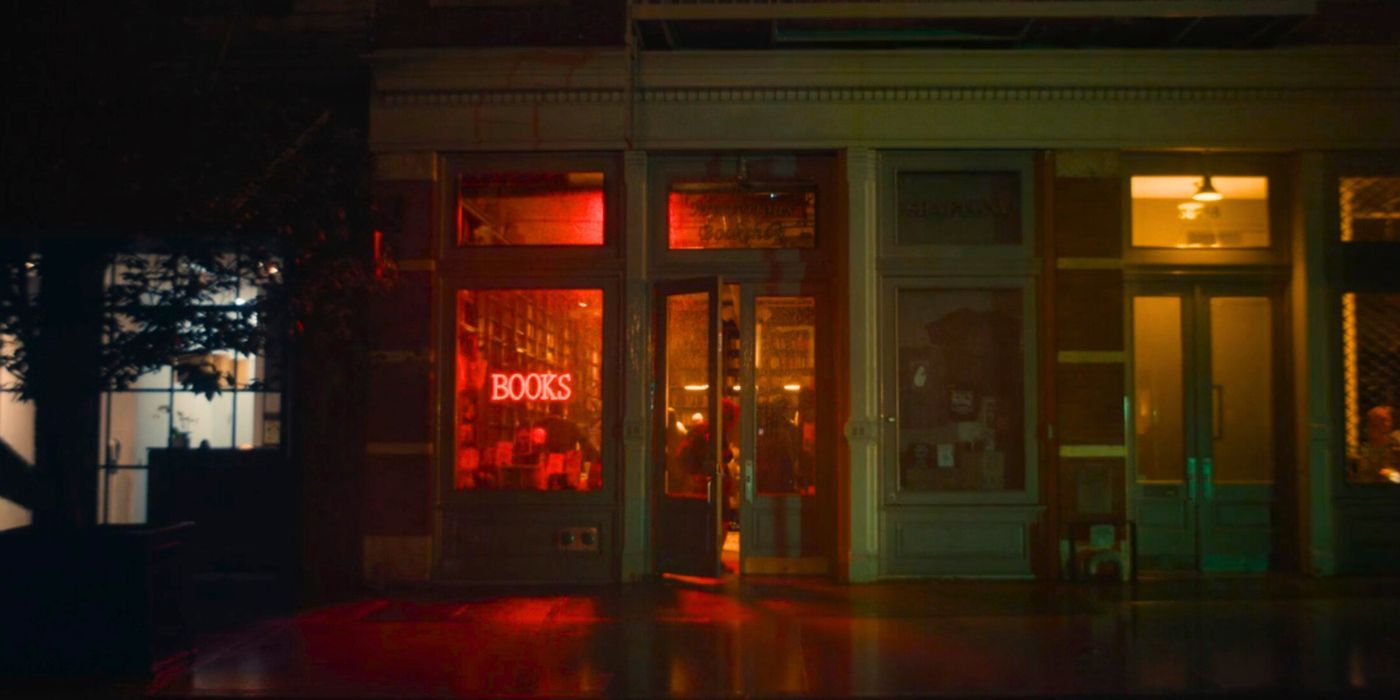 Mysterious Book Shop in New York as seen in A Murder at the End of the World
