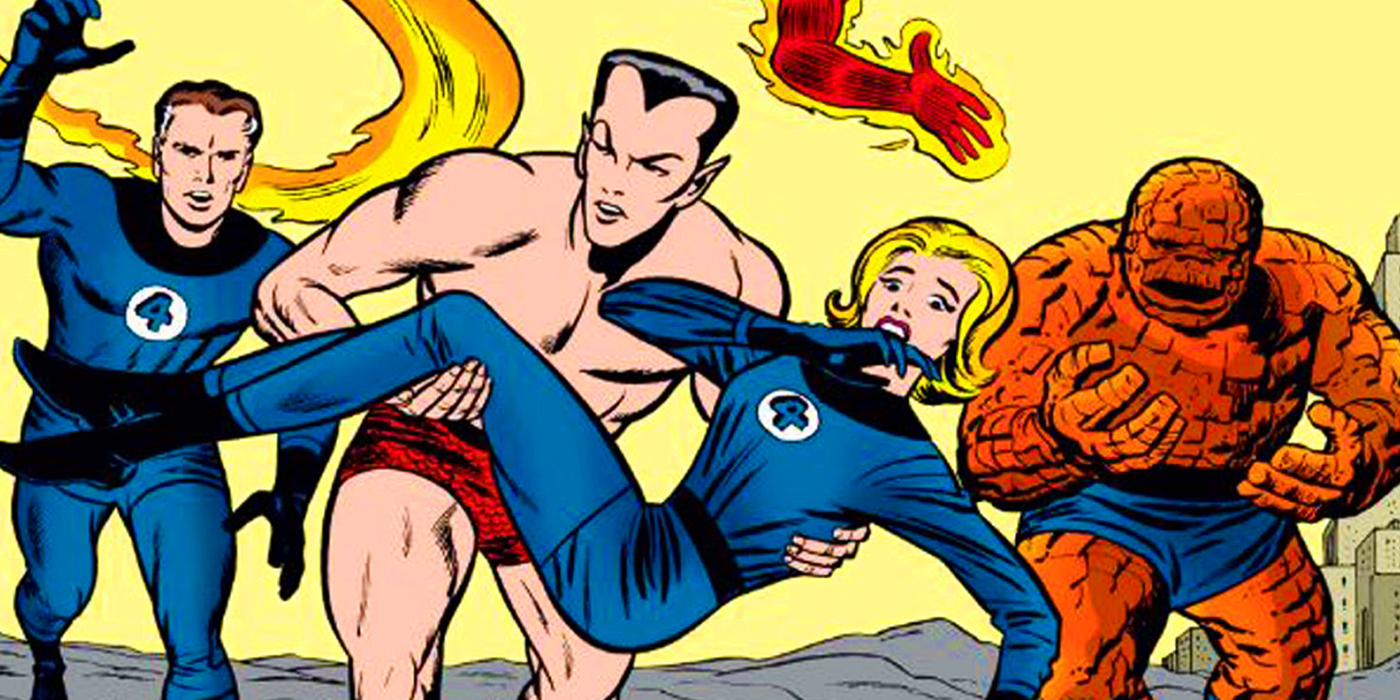 Namor with the Fantastic Four in Marvel Comics