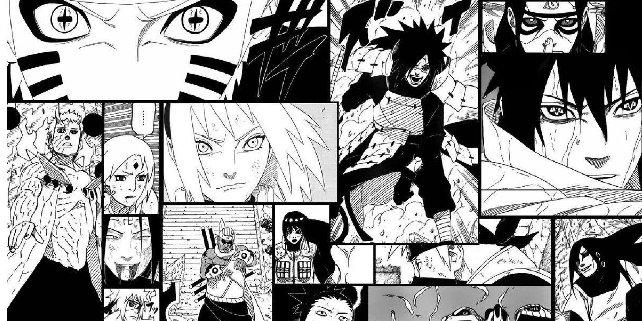 Naruto Shippuden manga panels