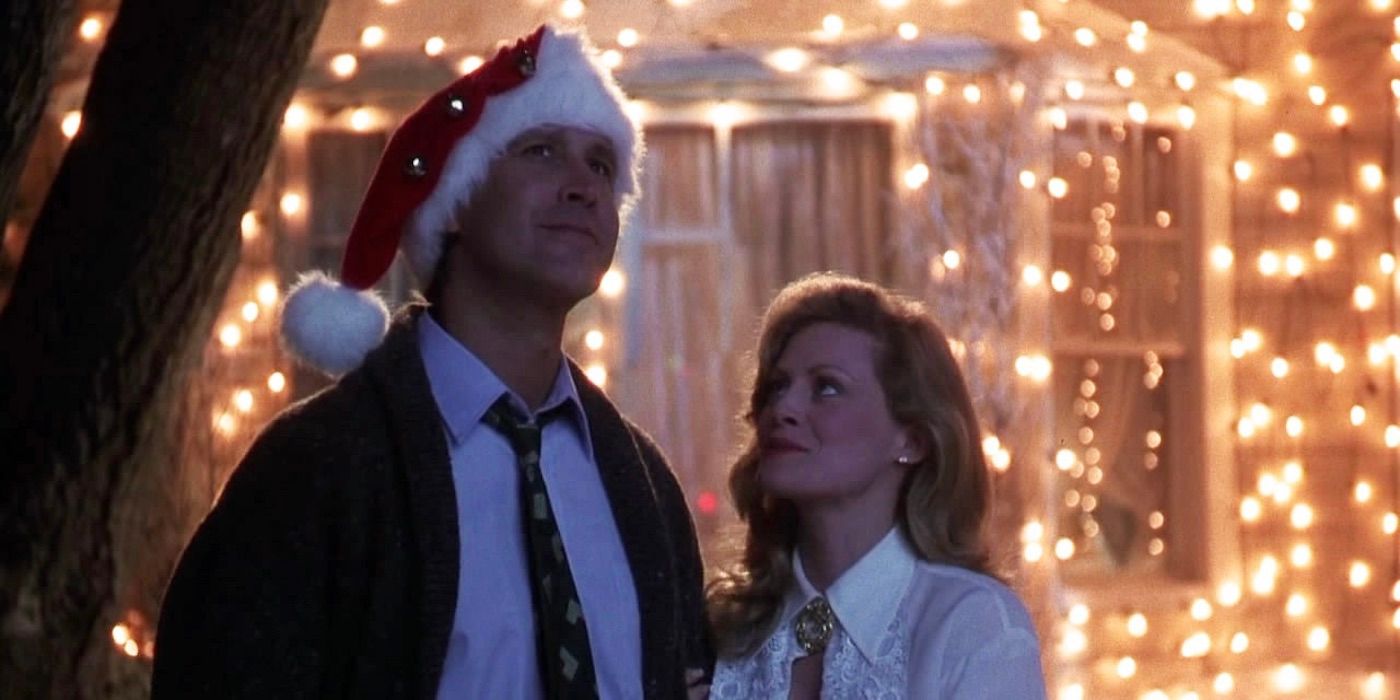 Chevy Chase (Clark) and Beverly D&rsquo;Angelo (Ellen) in National Lampoon&rsquo;s Christmas Vacation