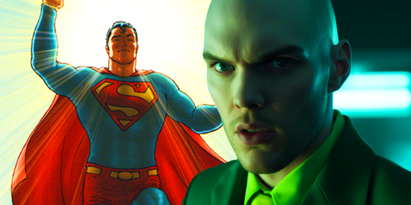 Nicholas Hoult as Lex Luthor in AI art with Clark Kent in DC Comics' All-Star Superman storyline