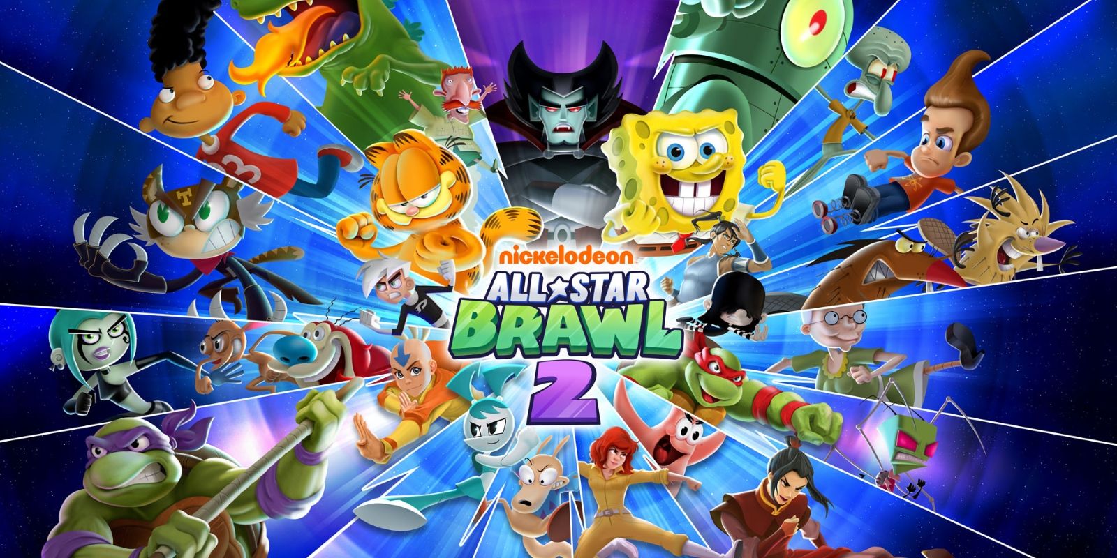 Nickelodeon All-Star Brawl 2 Key Art