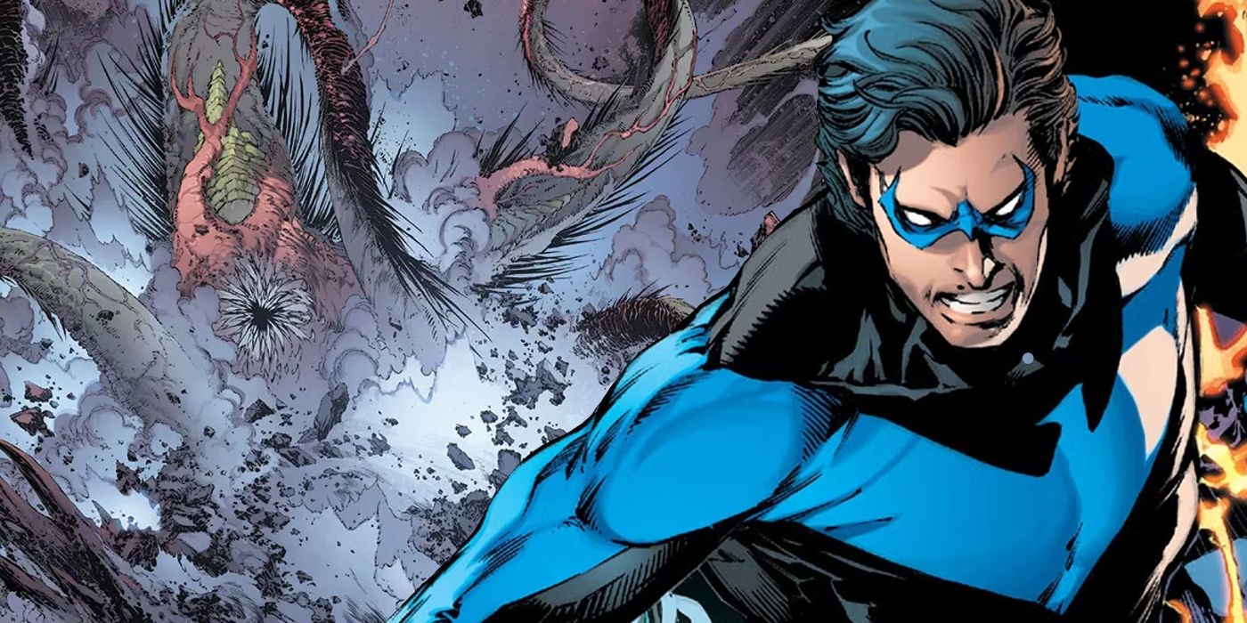 Nightwing and Necrostar DC