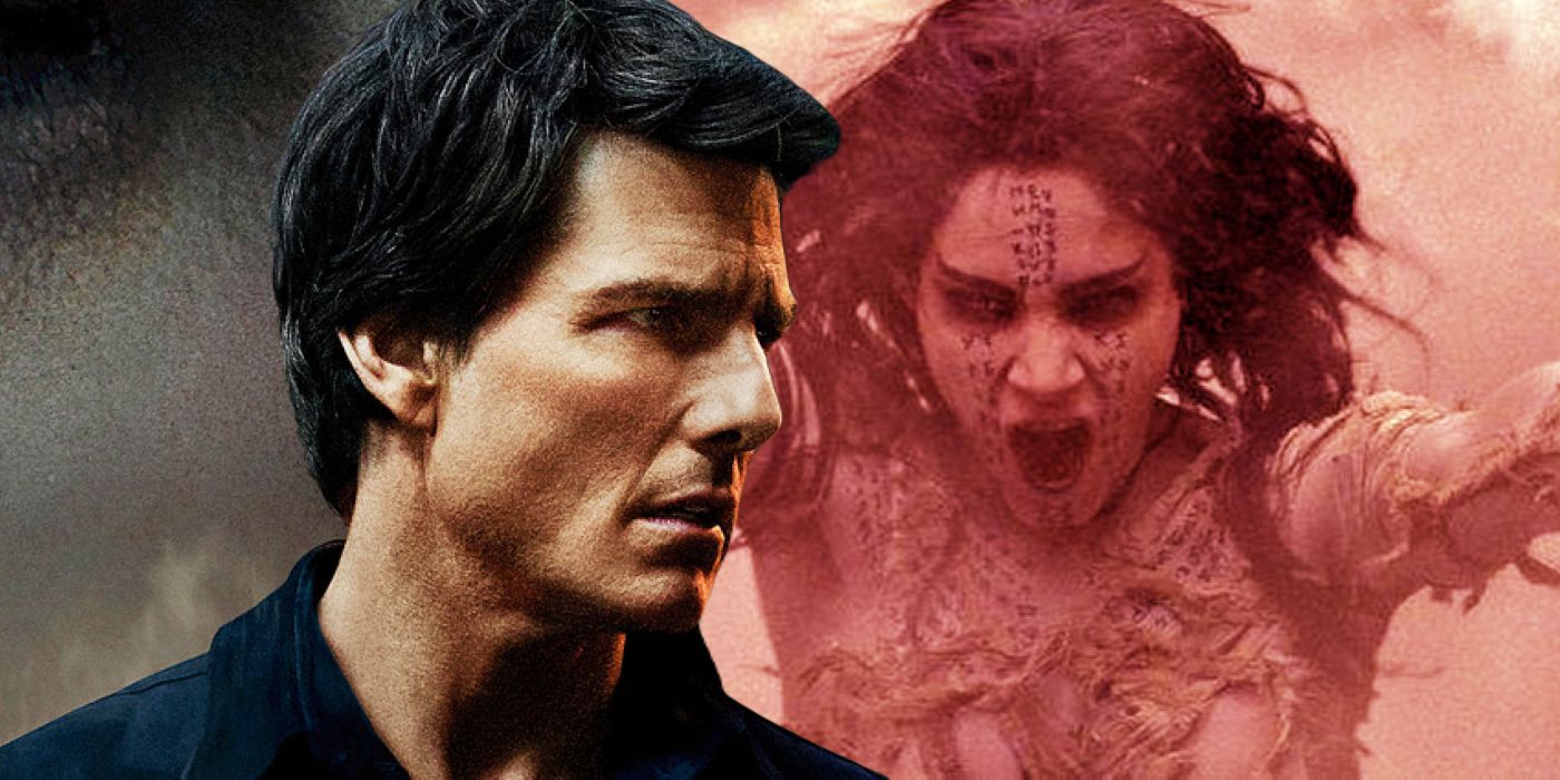 Tom Cruise and Sofia Boutella in 2017's The Mummy