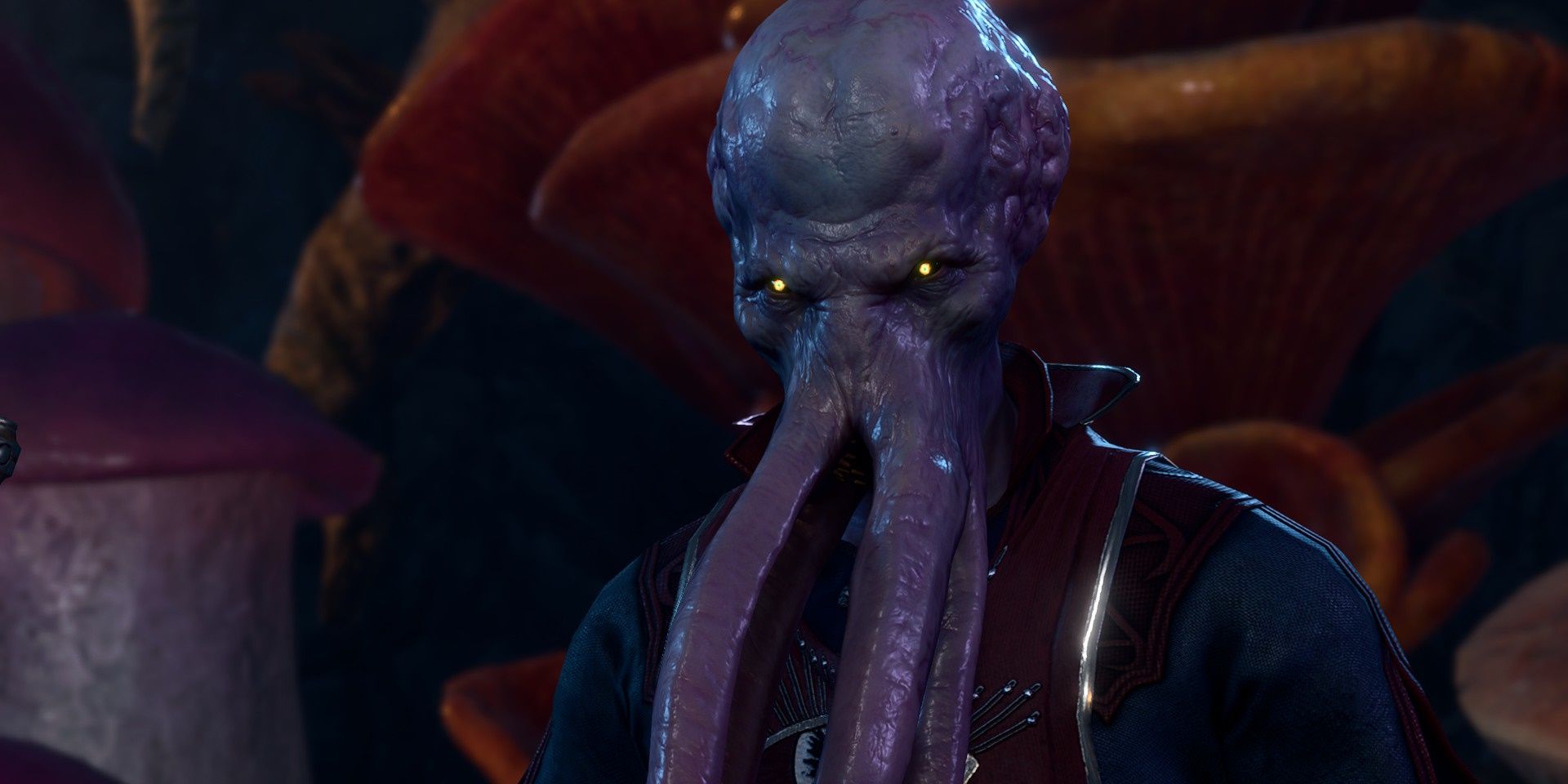 Omeluum the free mind flayer in Baldur's Gate 3