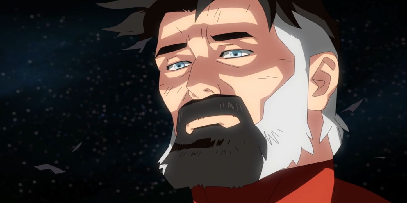 Omni-Man looking sad in Invincible season 2, episode 4