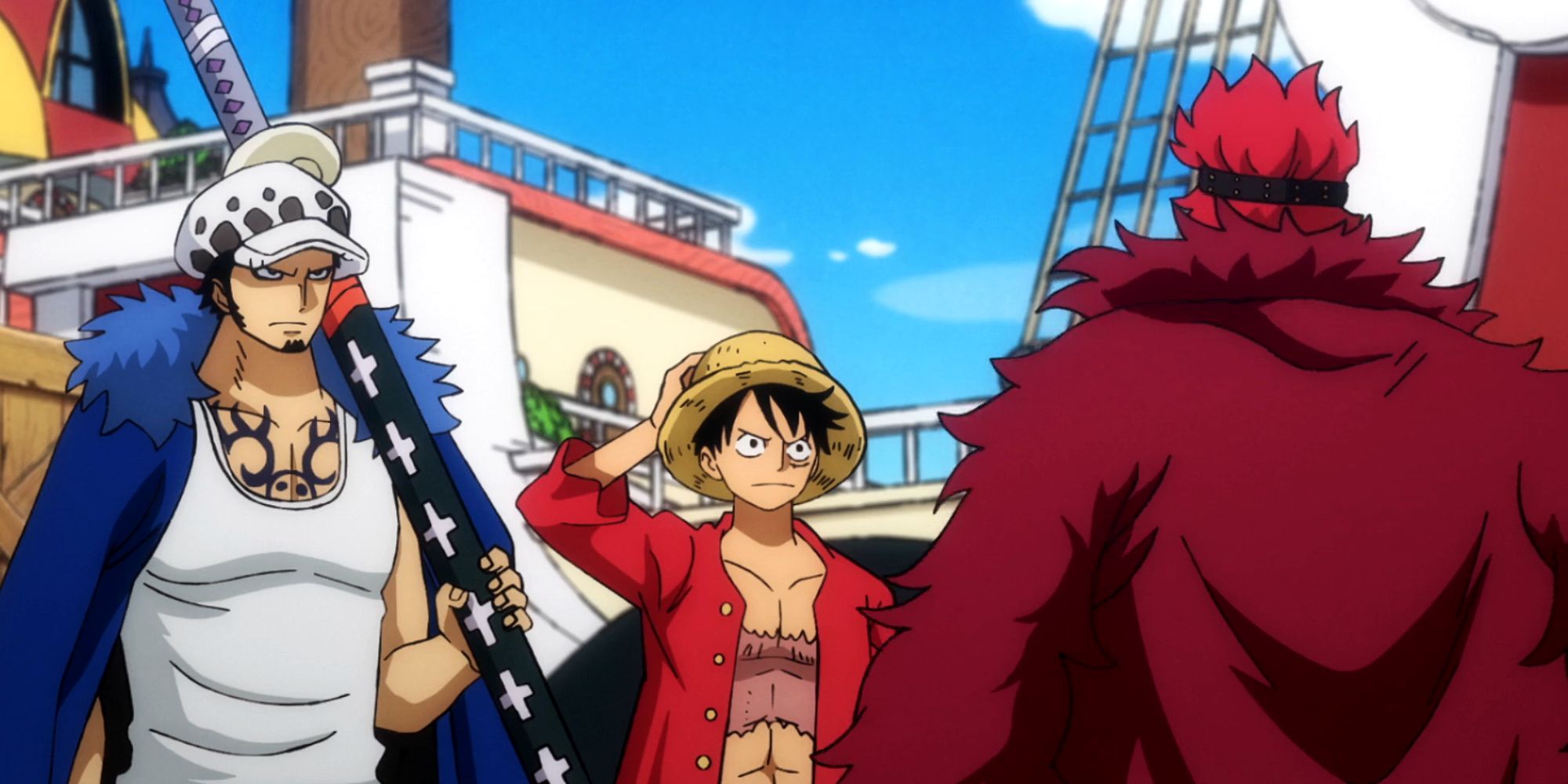 One Piece Law, Luffy and Kid in Wano