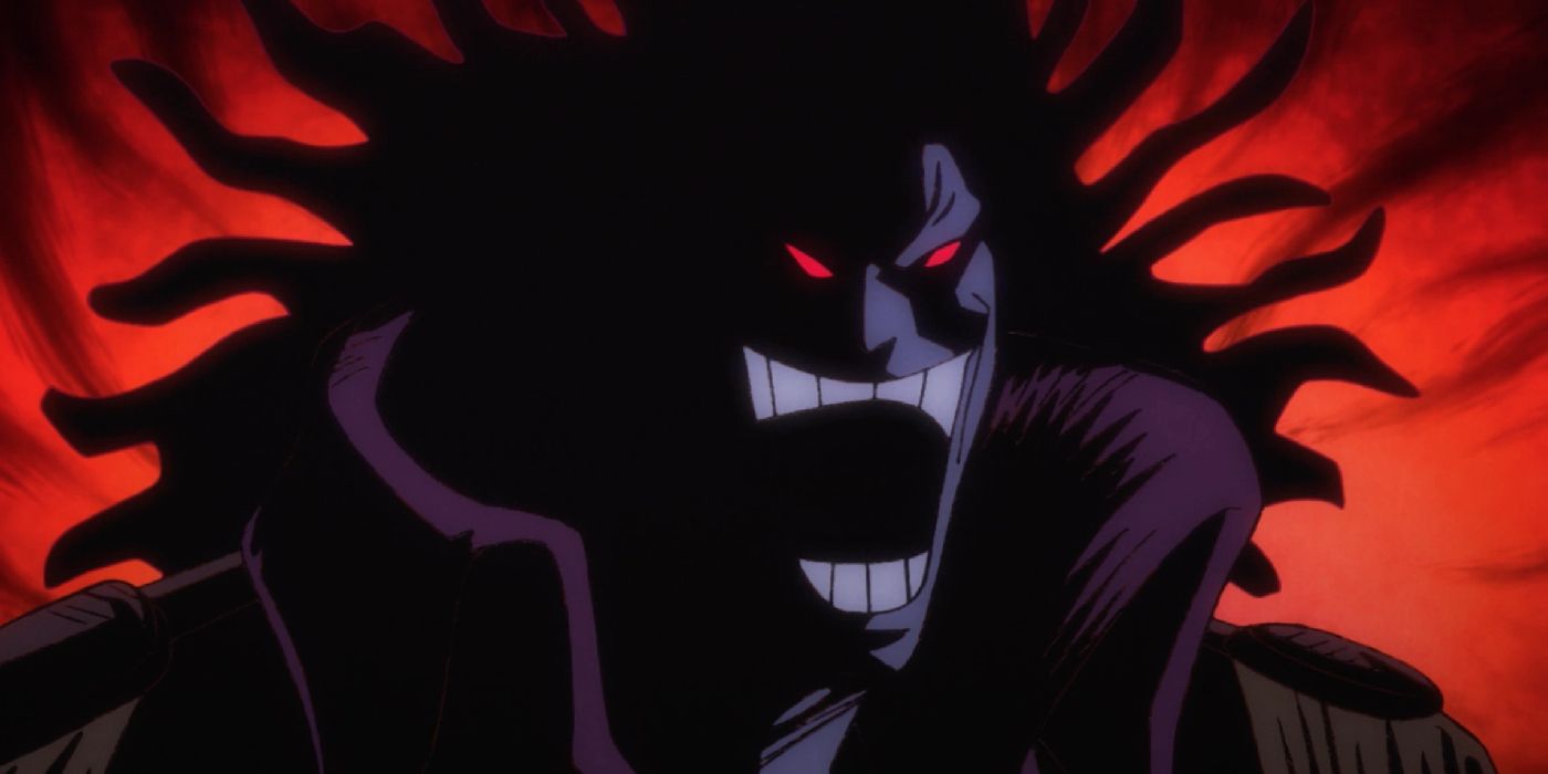One Piece's Rocks D Xebec laughing maniacally.