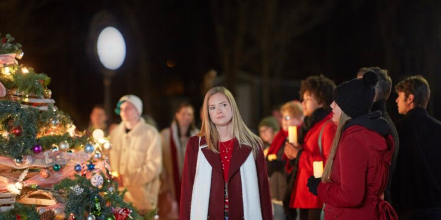 One woman appears sad in the middle of a holiday celebration in Everything Christmas