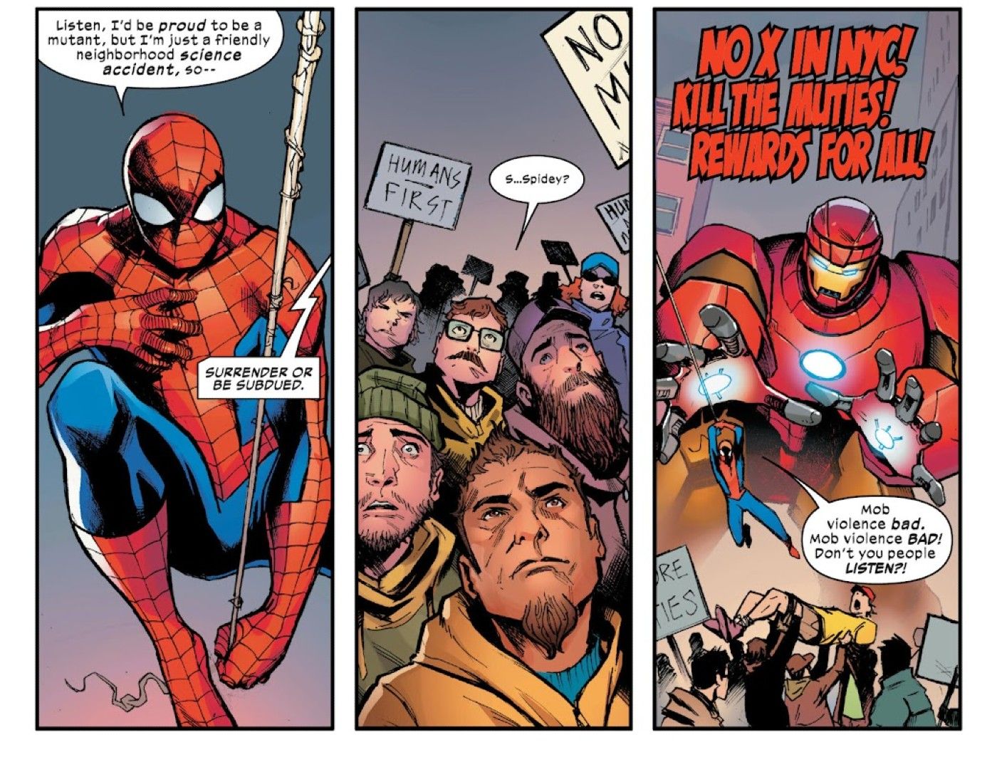Orchis gets New York City to turn on Spider-Man