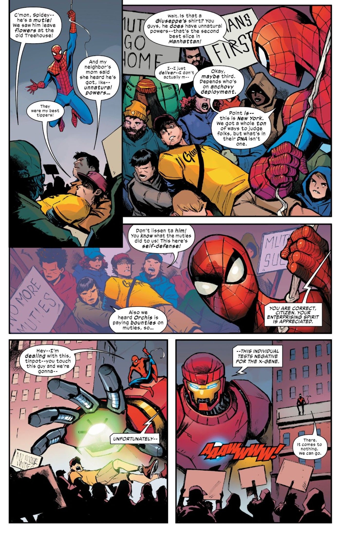 Uncanny Spider-Man #4, Orchis intervenes with Spider-Man&rsquo;s mob control