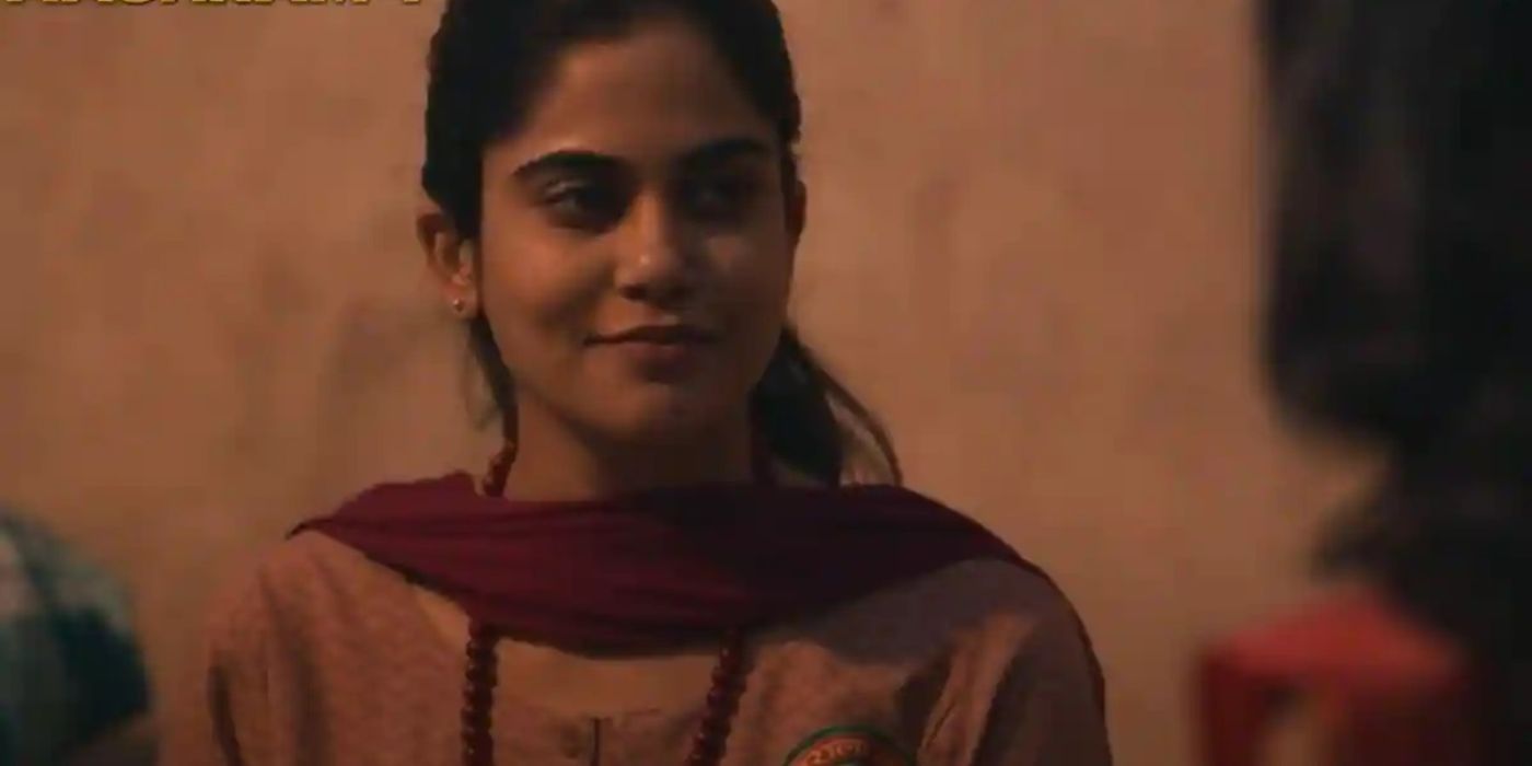 Pammi smiling in Aashram.