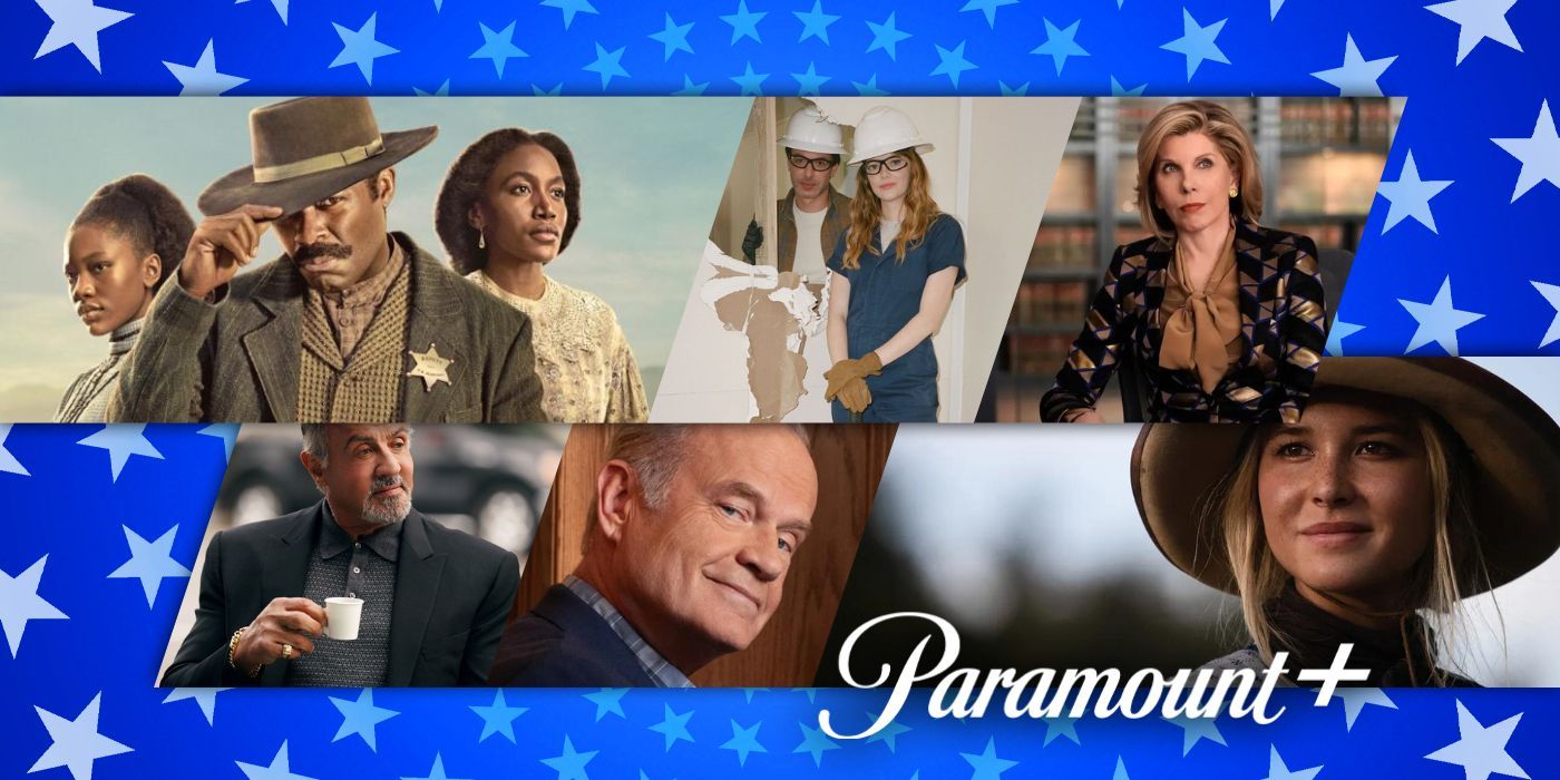 Paramount+ shows - Lawmen Bass Reeves, The Curse, The Good Fight, Tulsa King, Frasier, 1883