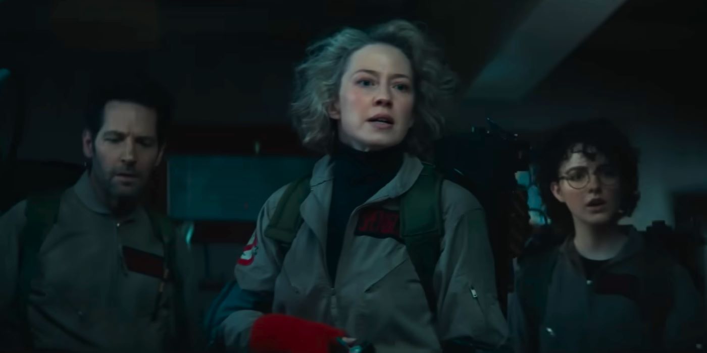 Paul Rudd Carrie Coon and Mckenna Grace In the Ghostbusters Frozen Empire Trailer