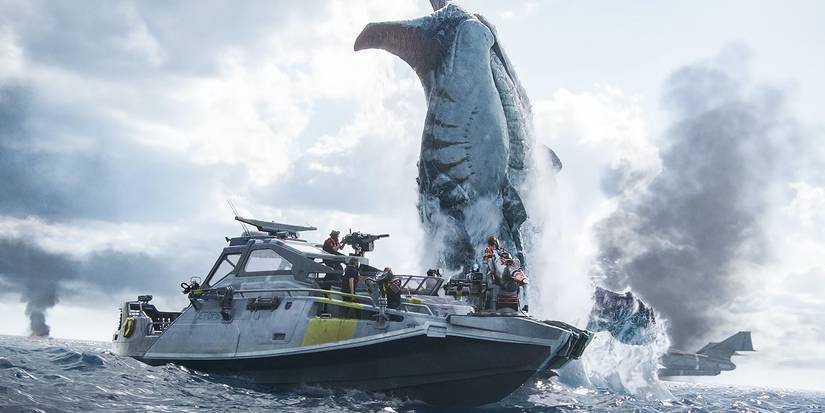 Payakan attacks a ship in Avatar The Way of Water