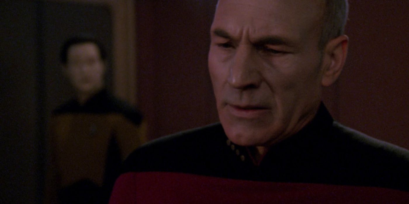 Picard tells him about his grandfather in Night Terrors