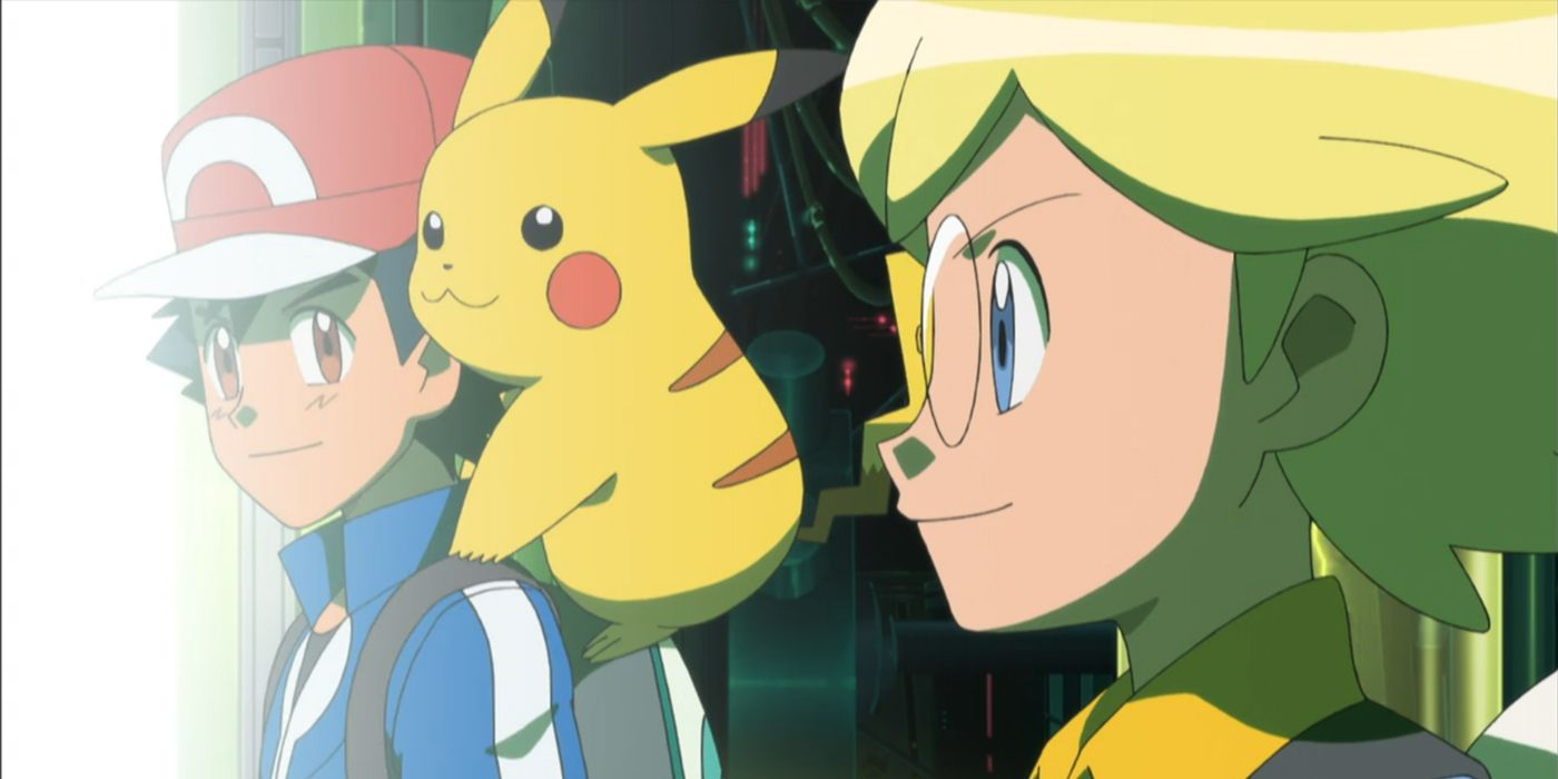 Pokemon: Ash and Clemont before their battle.