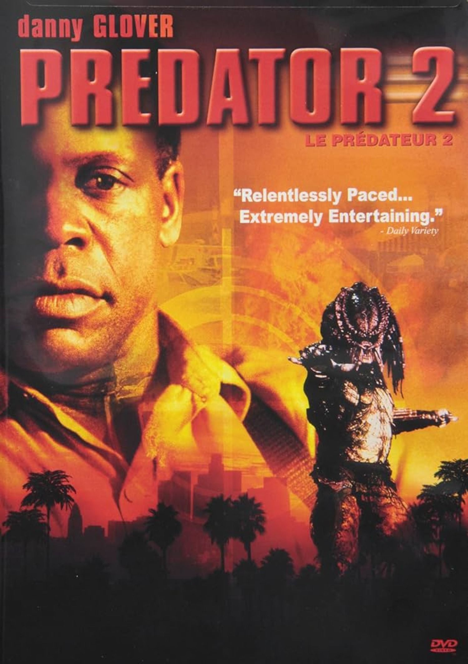 Poster for Predator 2, starring Danny Glover as Detective Mike Harrigan