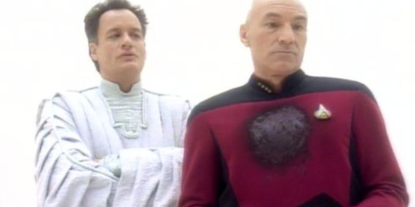 Q and Picard in Tapestry