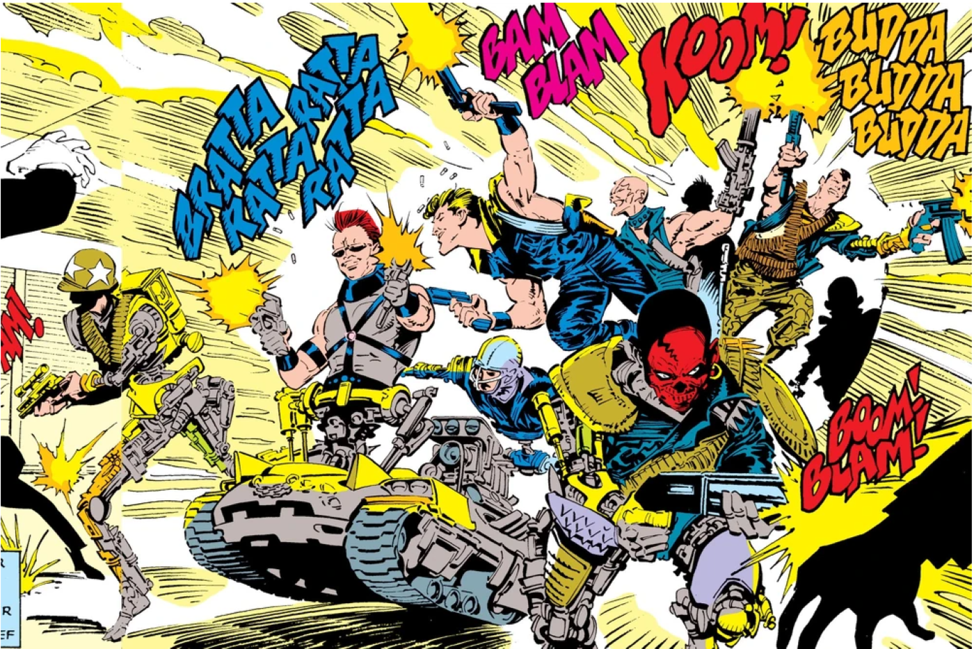 X-Men villains the Reavers, from the 1990s