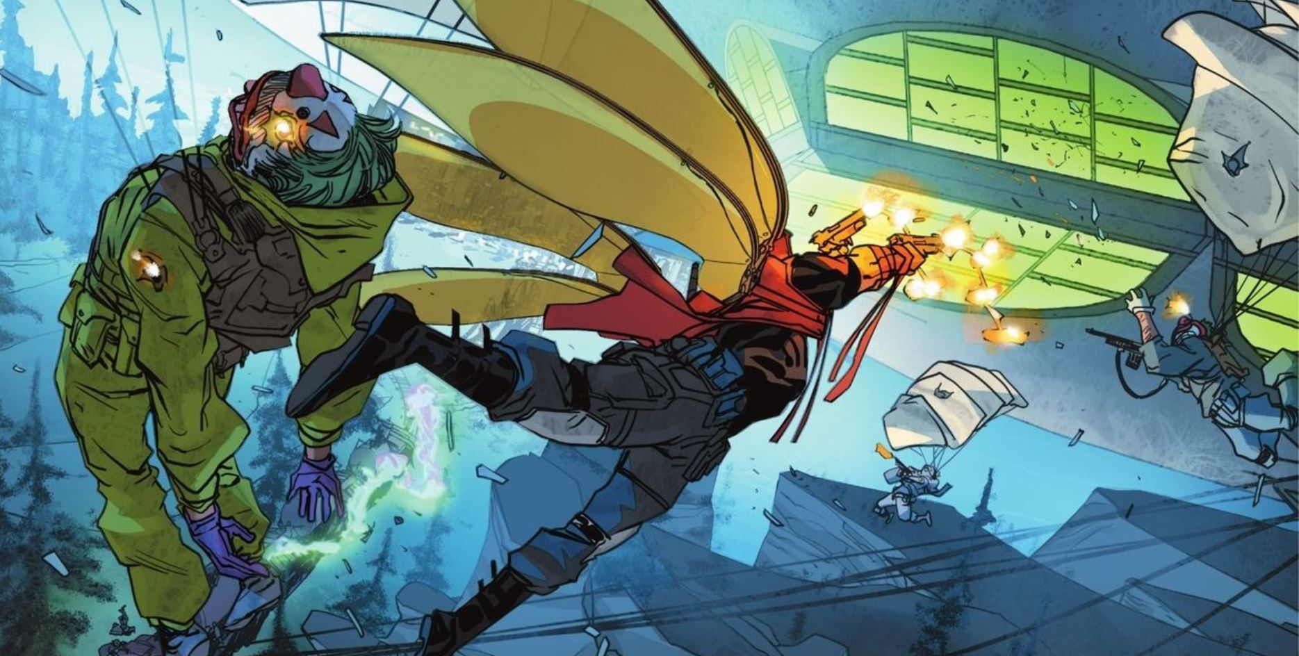 Red Hood Flying DC
