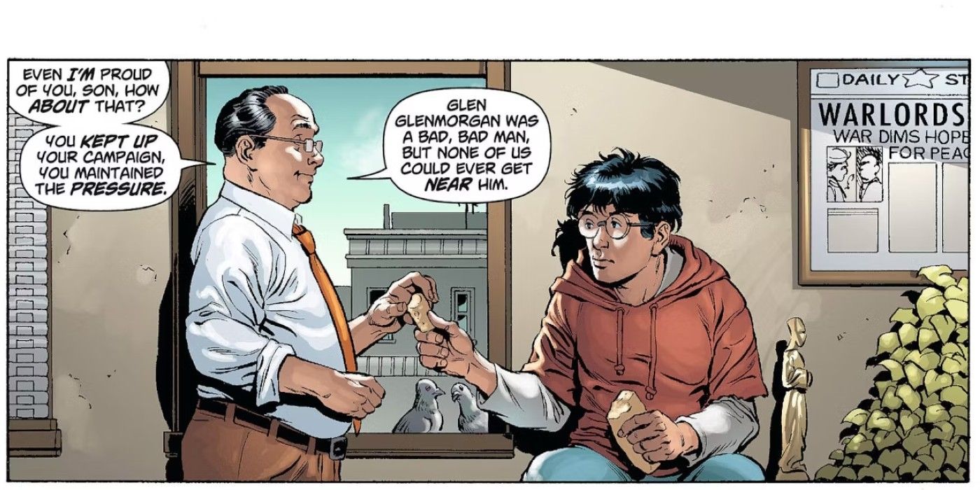 Reporter Clark Kent Speaks with His Boss