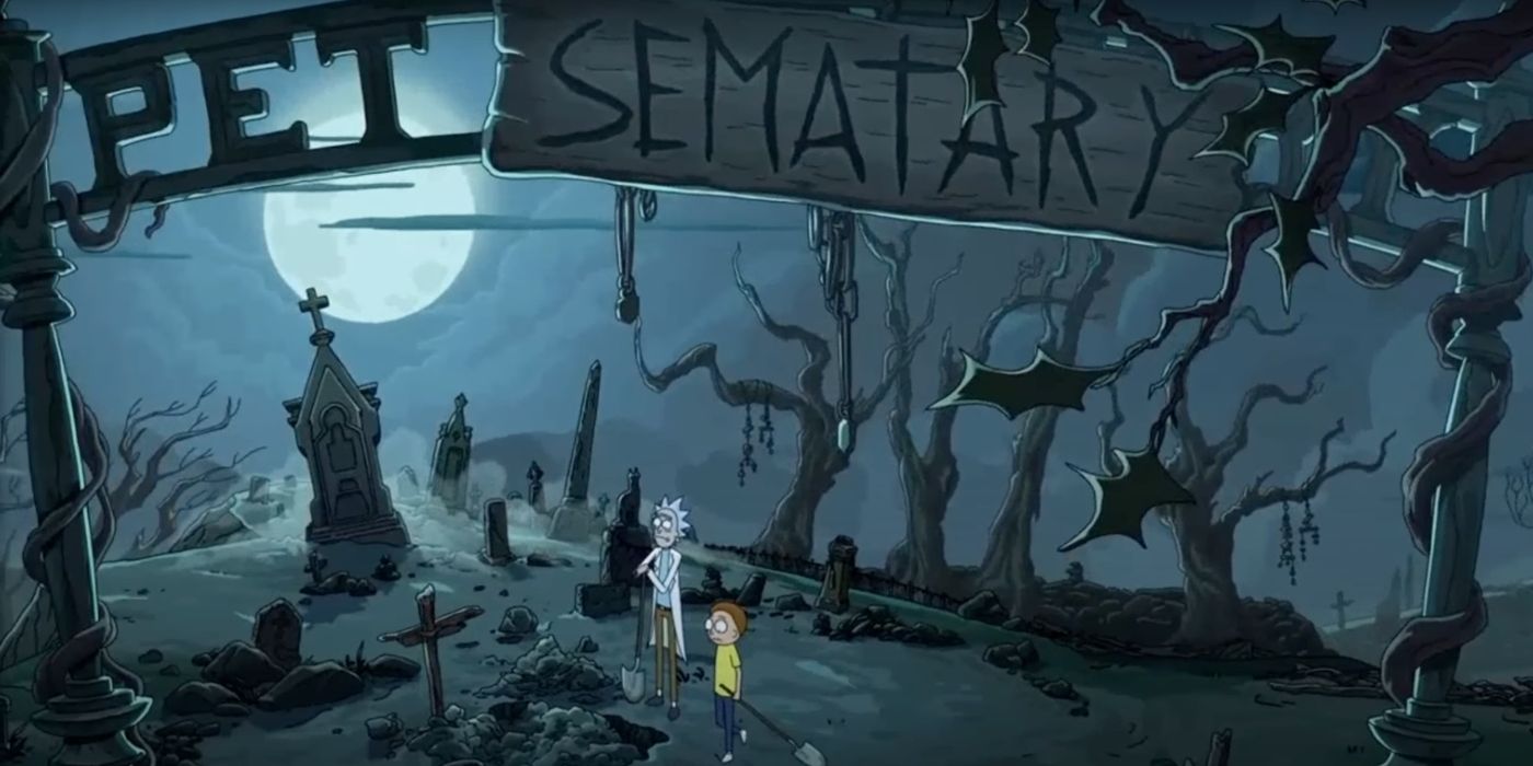 rick and morty pet sematary parody