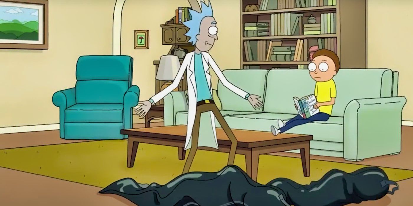 Rick and Morty talking about their Space Jam cameos