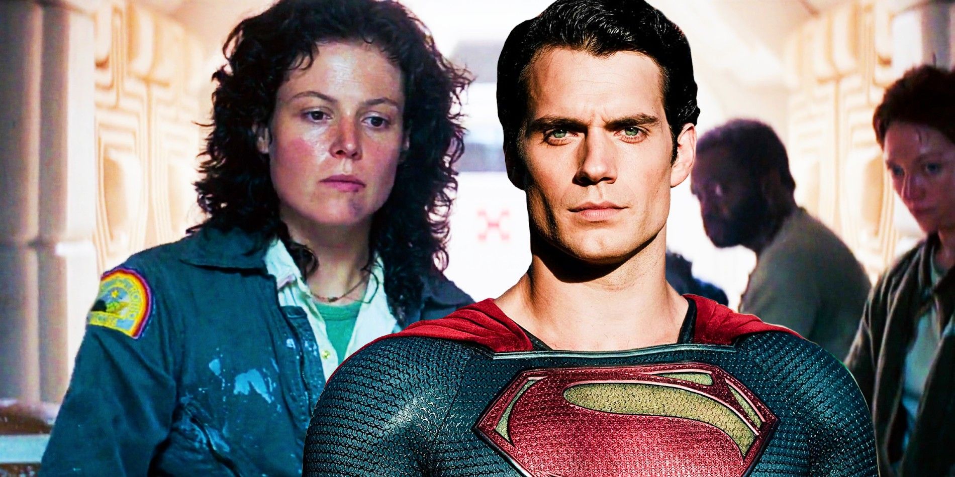 Ripley From Ridley Scott's Alien With Henry Cavill As Superman