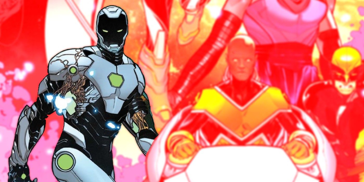 ROX #1 cover Iron Man armor highlighted