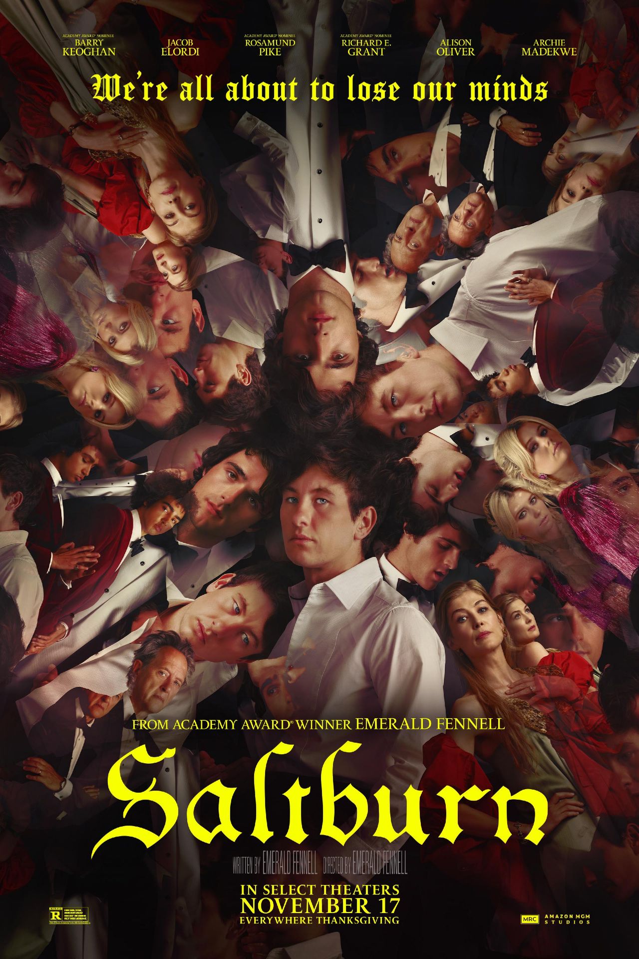 Saltburn 2023 Movie Poster