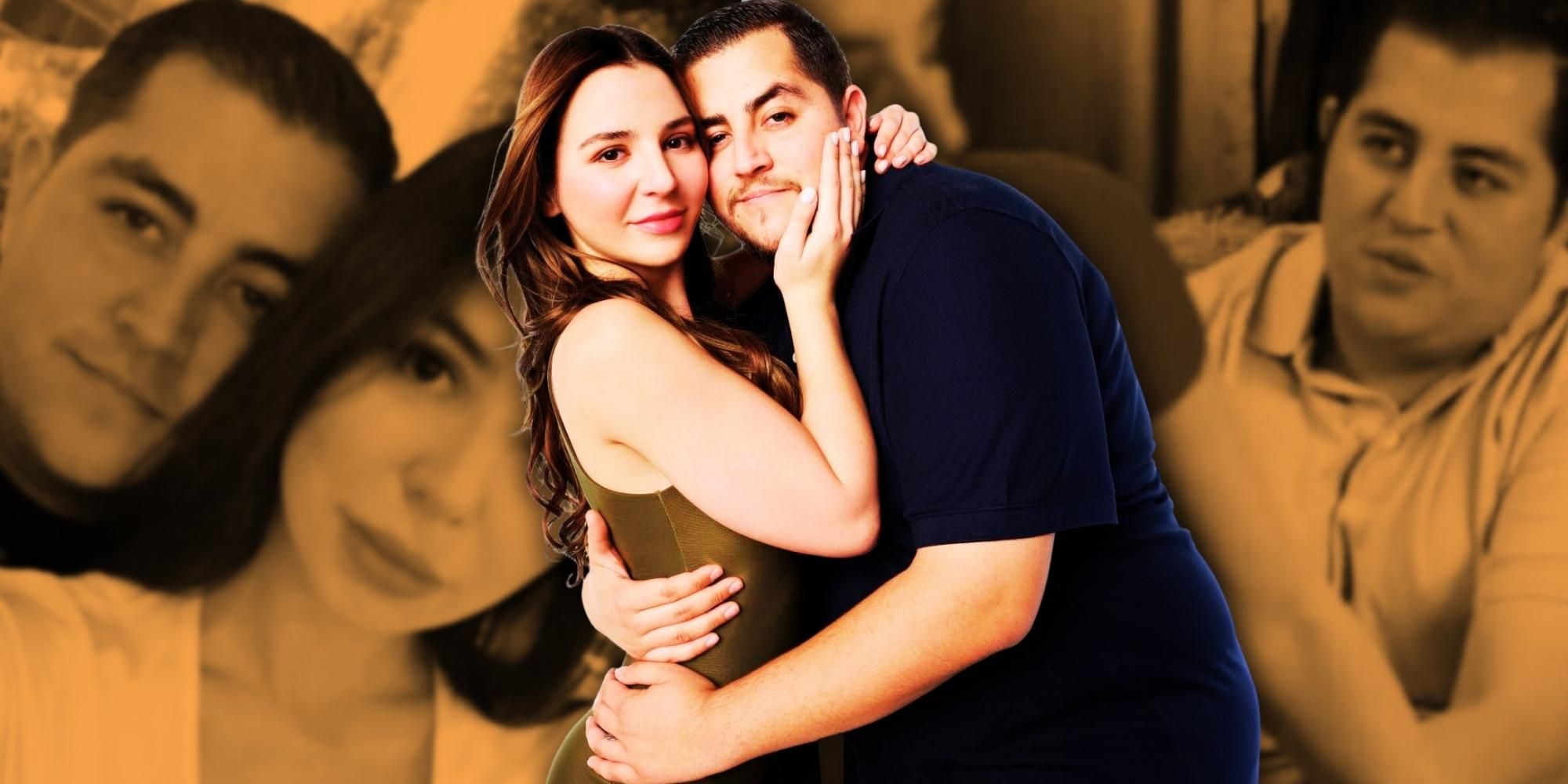 90 Day Fiancé Anfisa Arkhipcheno & Jorge Nava embrace each other in promo picture