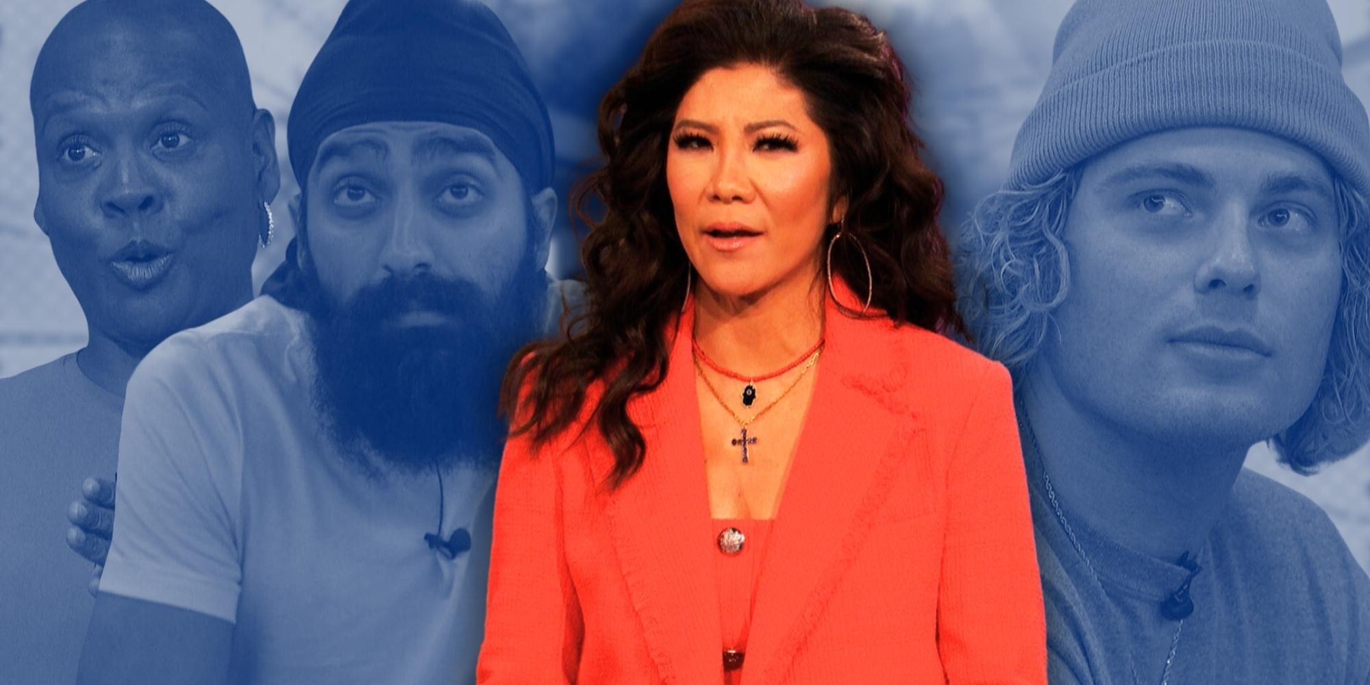  Big Brother 25 houseguests with Julie Chen Moonves