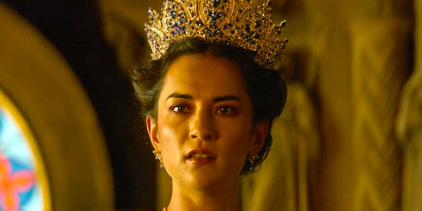 Jessie Mei Li as Alina wearing her crown in Shadow and Bone season 2 episode 8