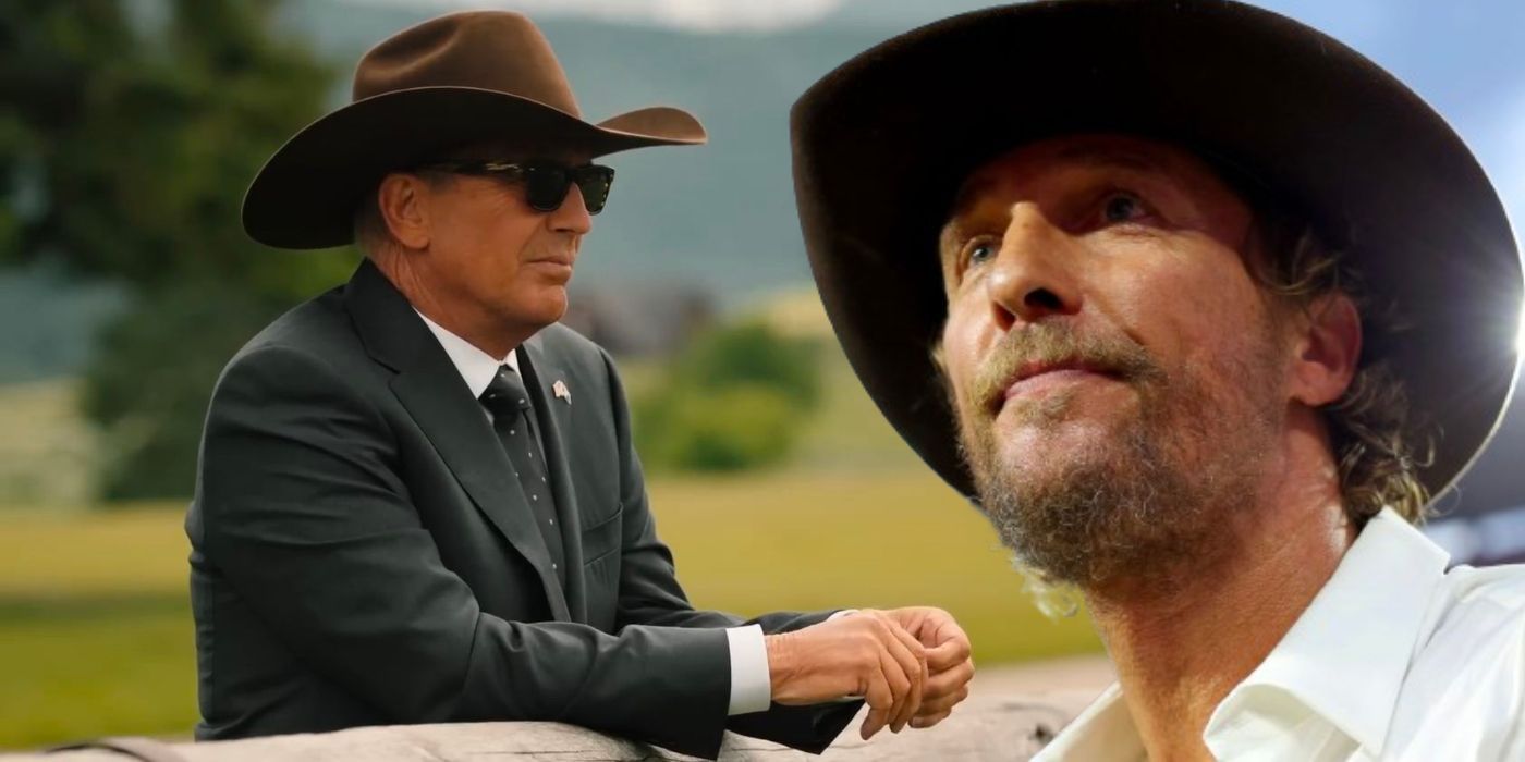 Kevin Costner from Yellowstone and Matthew McConaughey