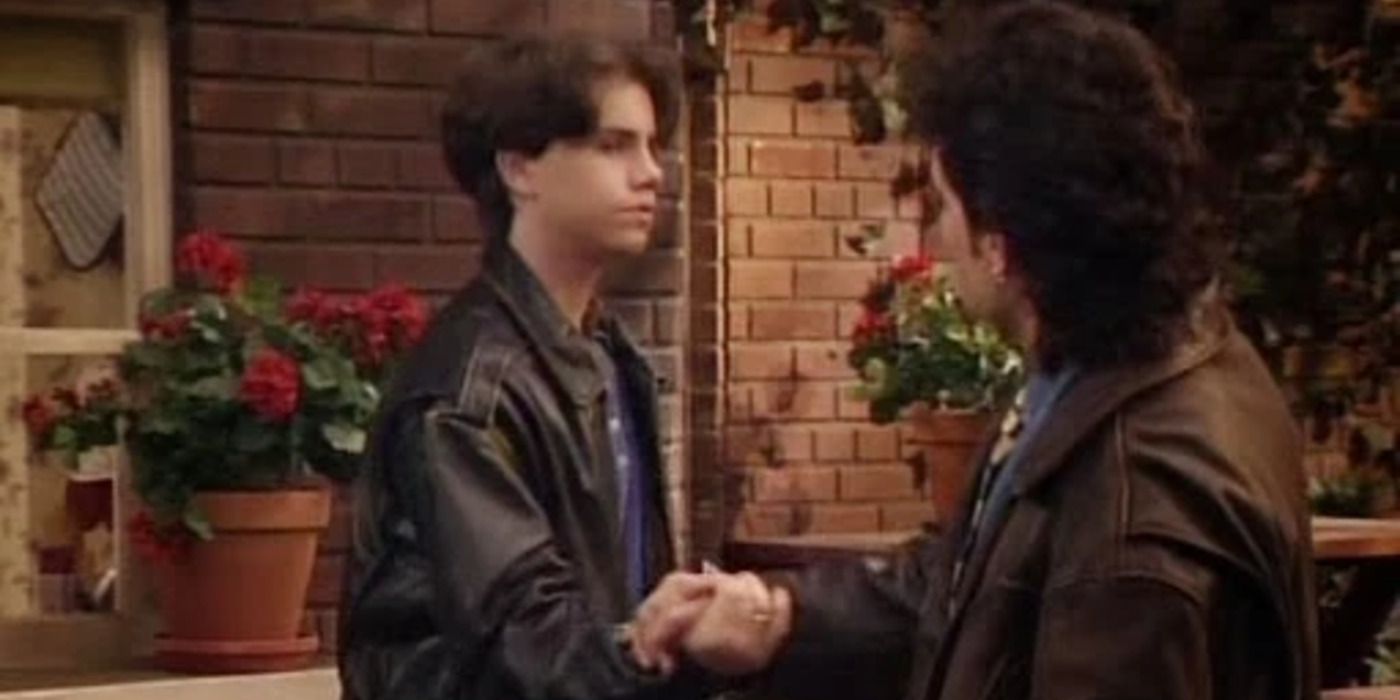 Shawn and Mr. Turner Shaking Hands in Boy Meets World