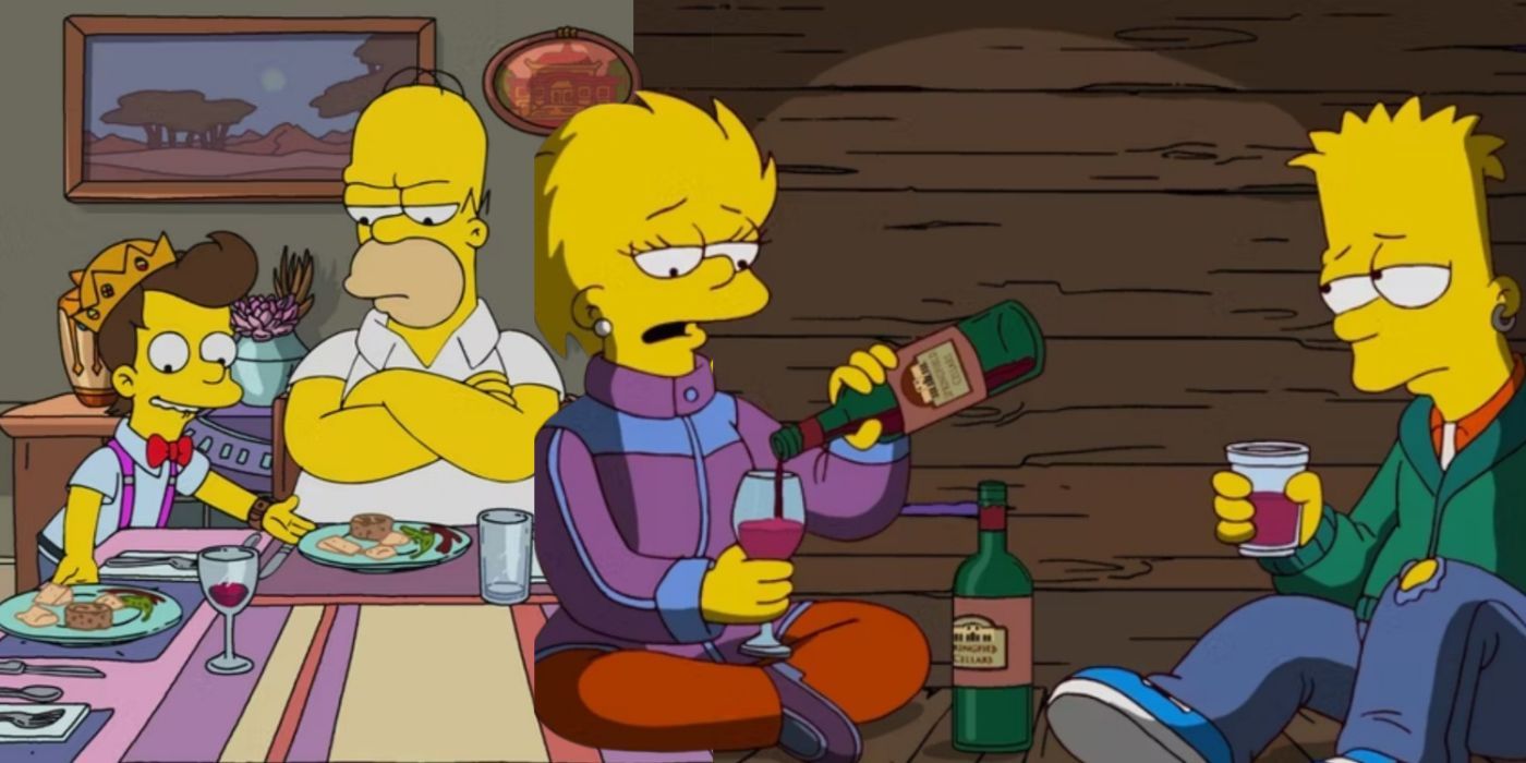 Simpsons Thanksgiving episodes montage.