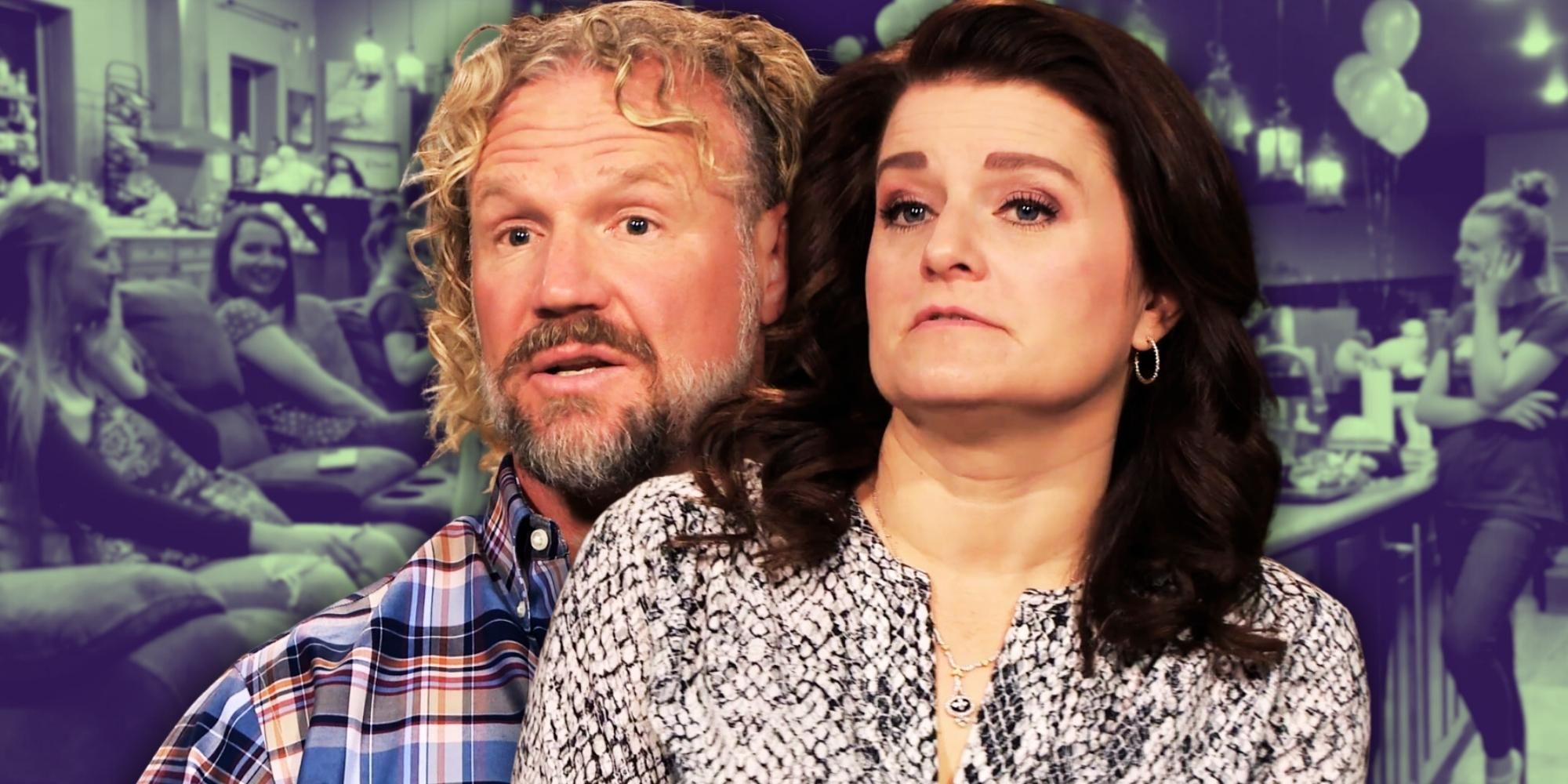 Kody e Robyn Brown, de Sister Wives, parecem sérios