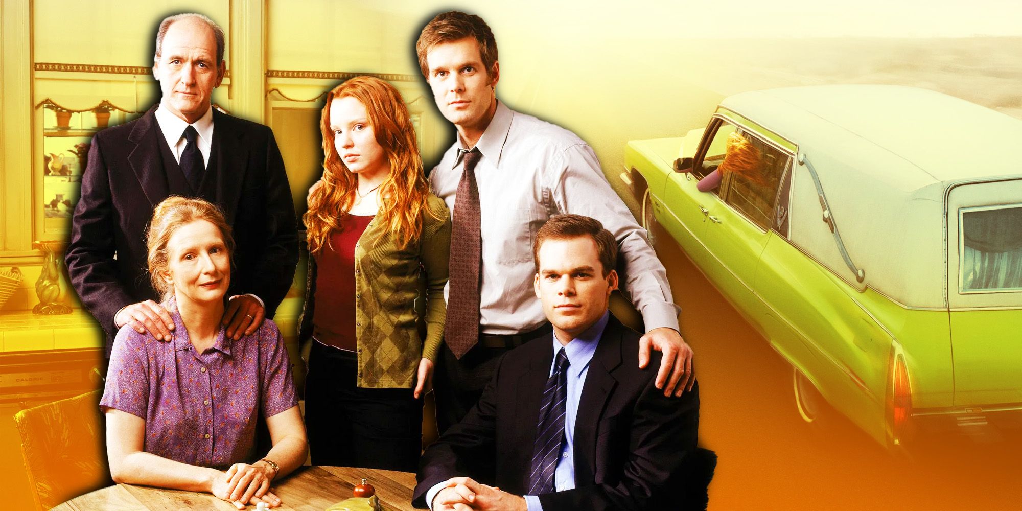 Six Feet Under main characters and the show's signature car