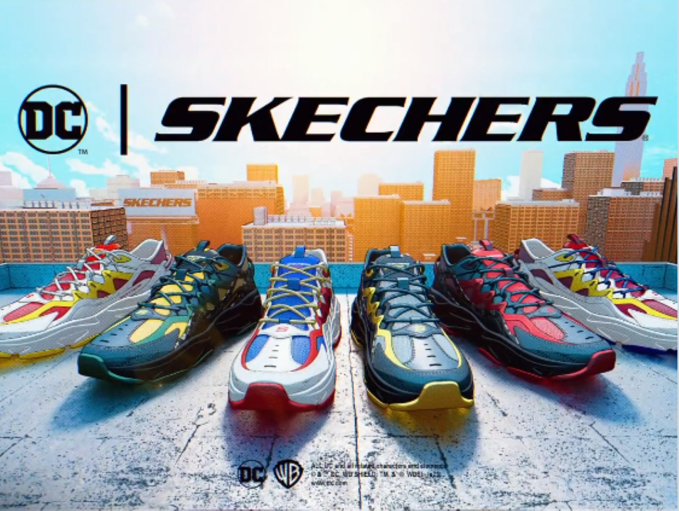 DC x Skechers Collaboration Unleashes 6 Justice League Sneaker Designs