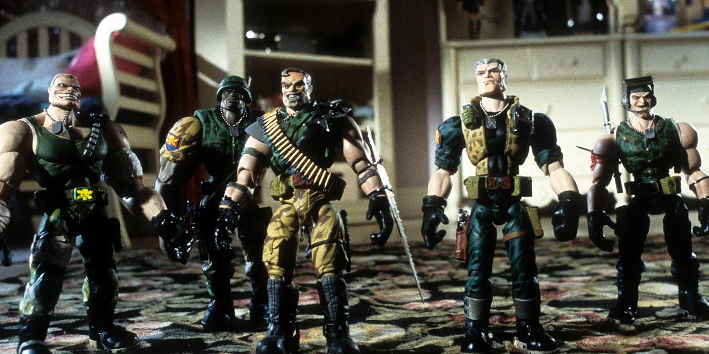 Commando Elite stands on the bedroom floor in Little Soldiers 1998