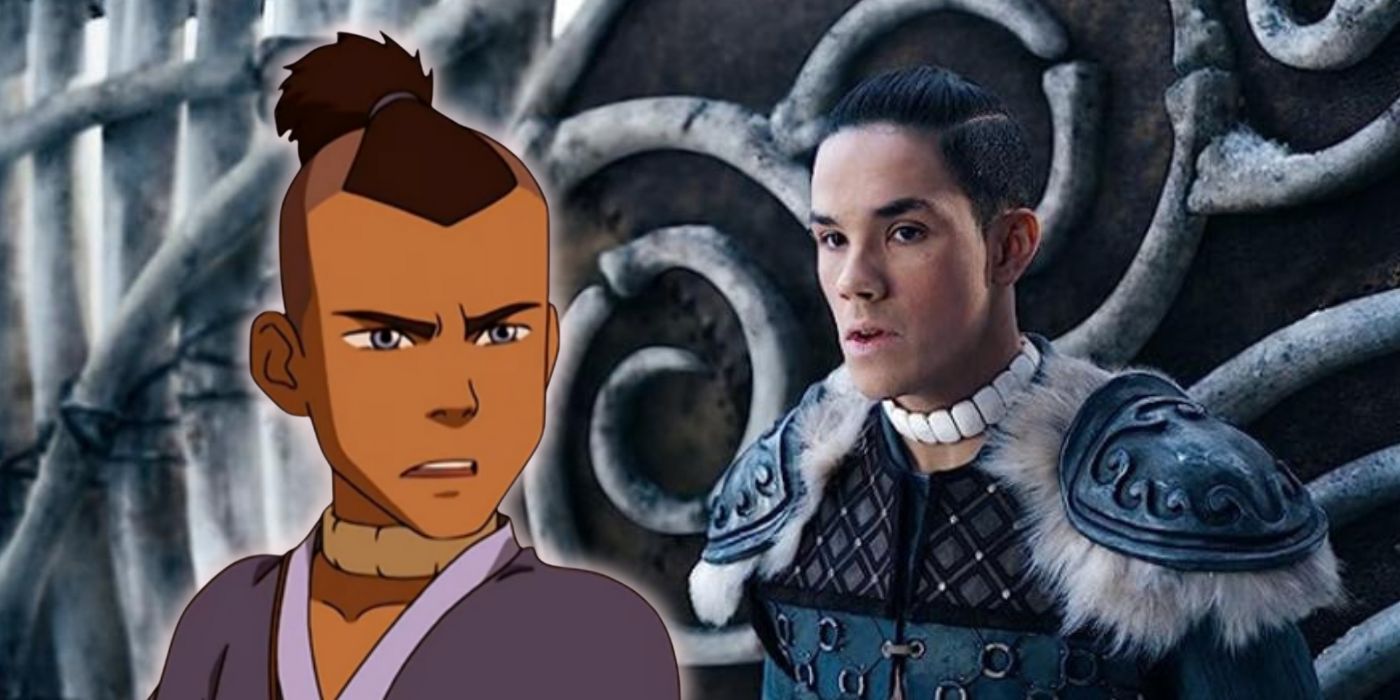 Ian Ousley as Sokka in Avatar - The Last Airbender vs animated ATLA Sokka