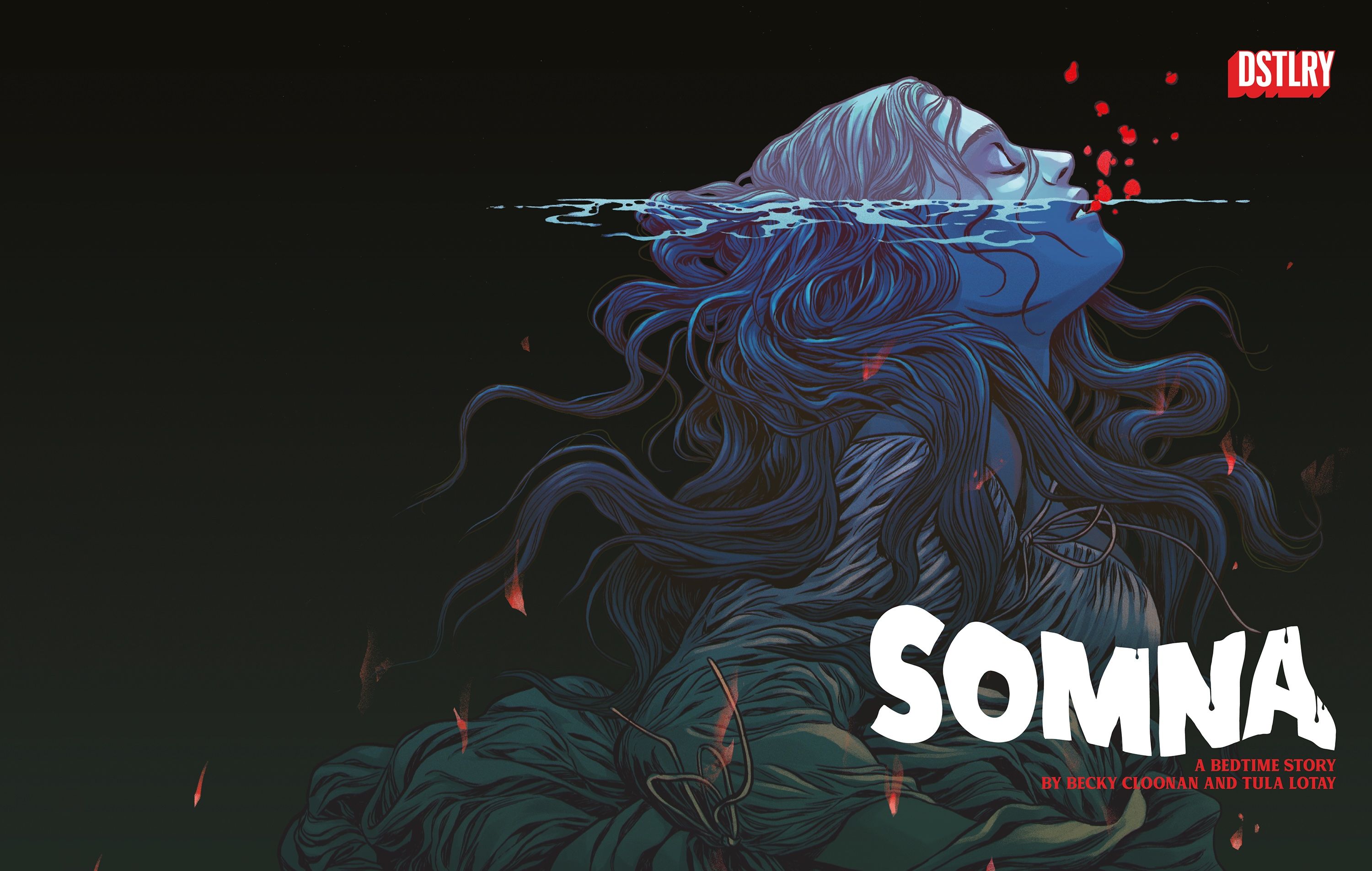 Somna 1 Main Cover Woman with Long Hair Submerged in Water