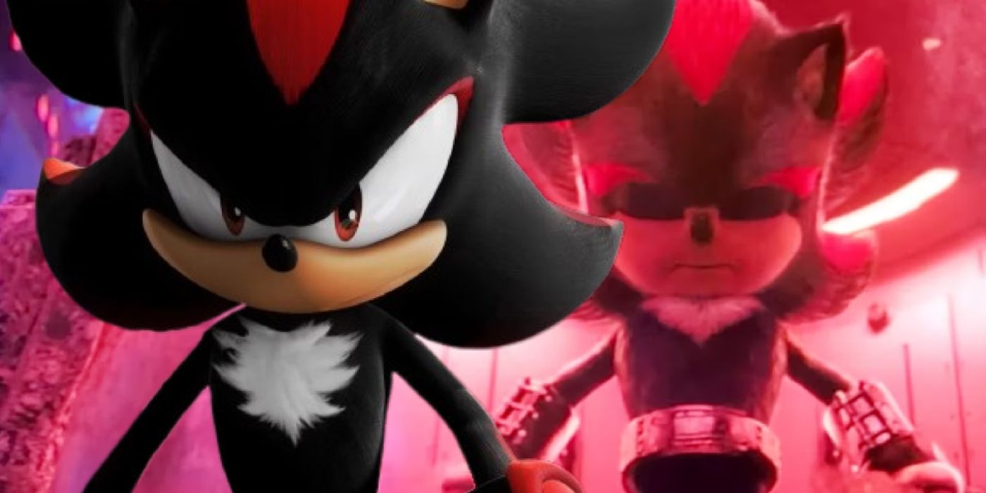 Imagem personalizada de Shadow the Hedgehog da série de videogame Sonic e Shadow no filme Sonic the Hedgehog 2 
