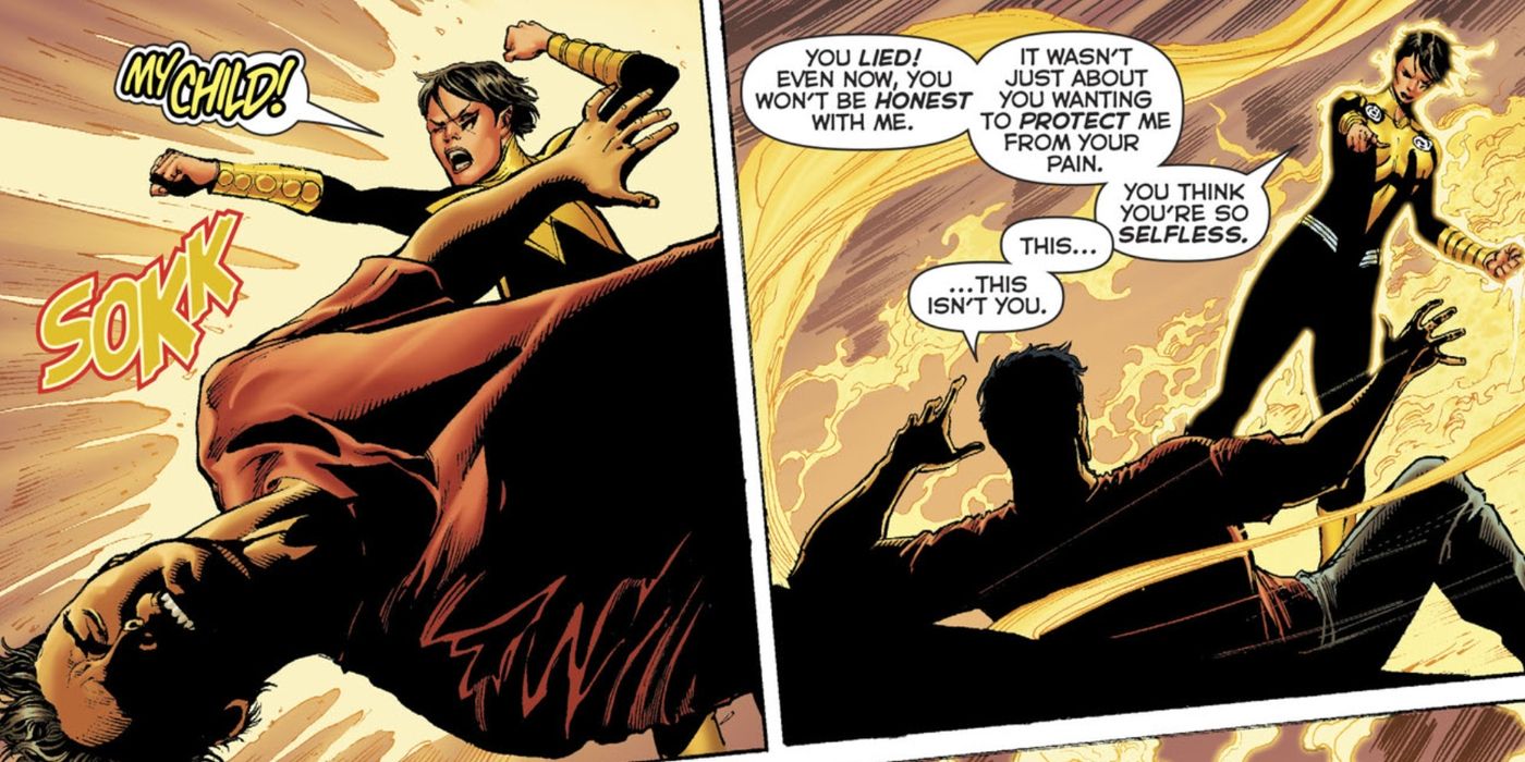 Soranik Natu Punches Kyle DC