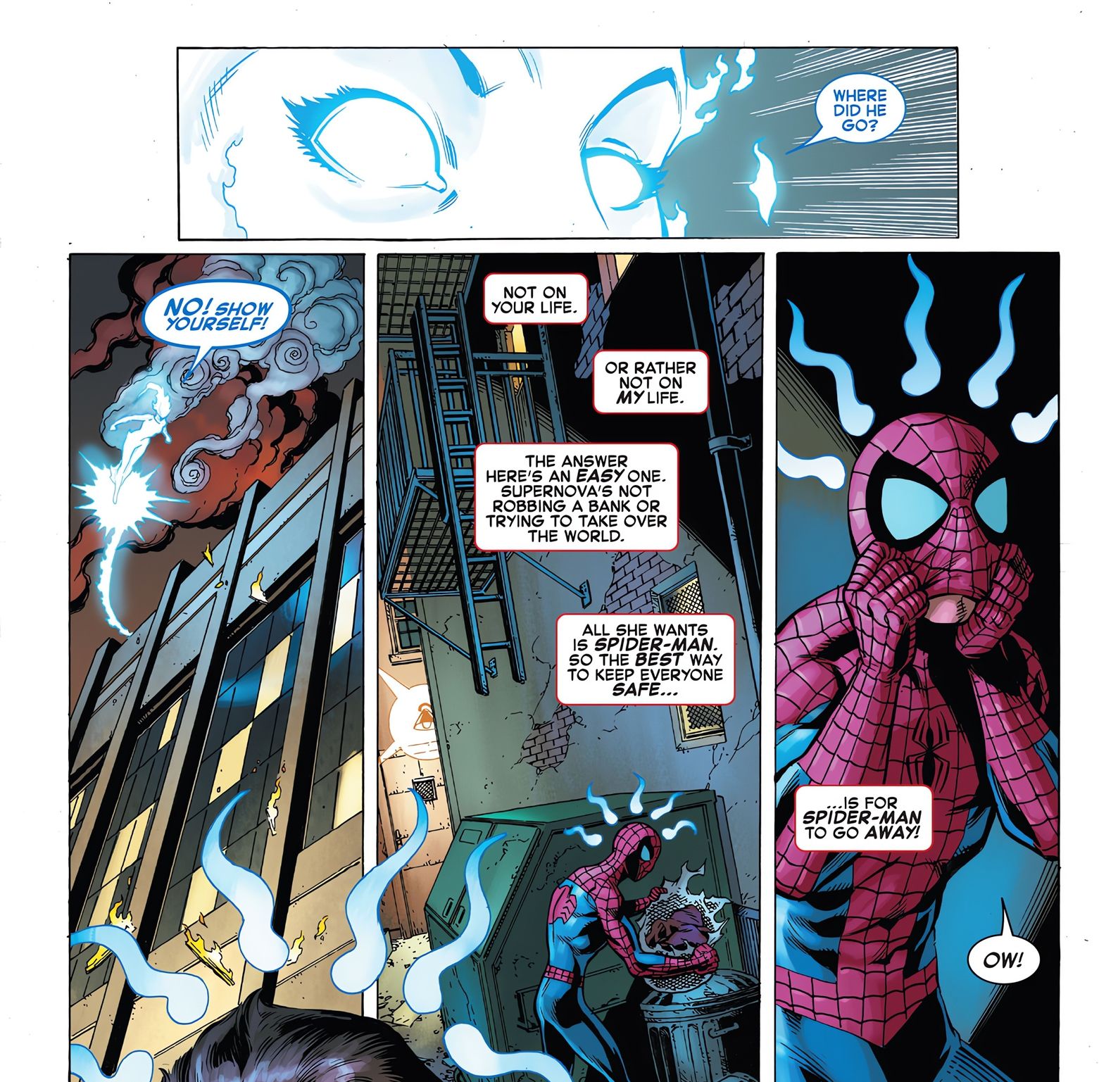 panels from Superior Spider-Man #1