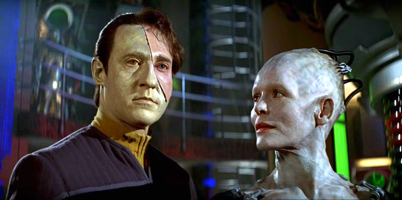 Star Trek Borg and Data